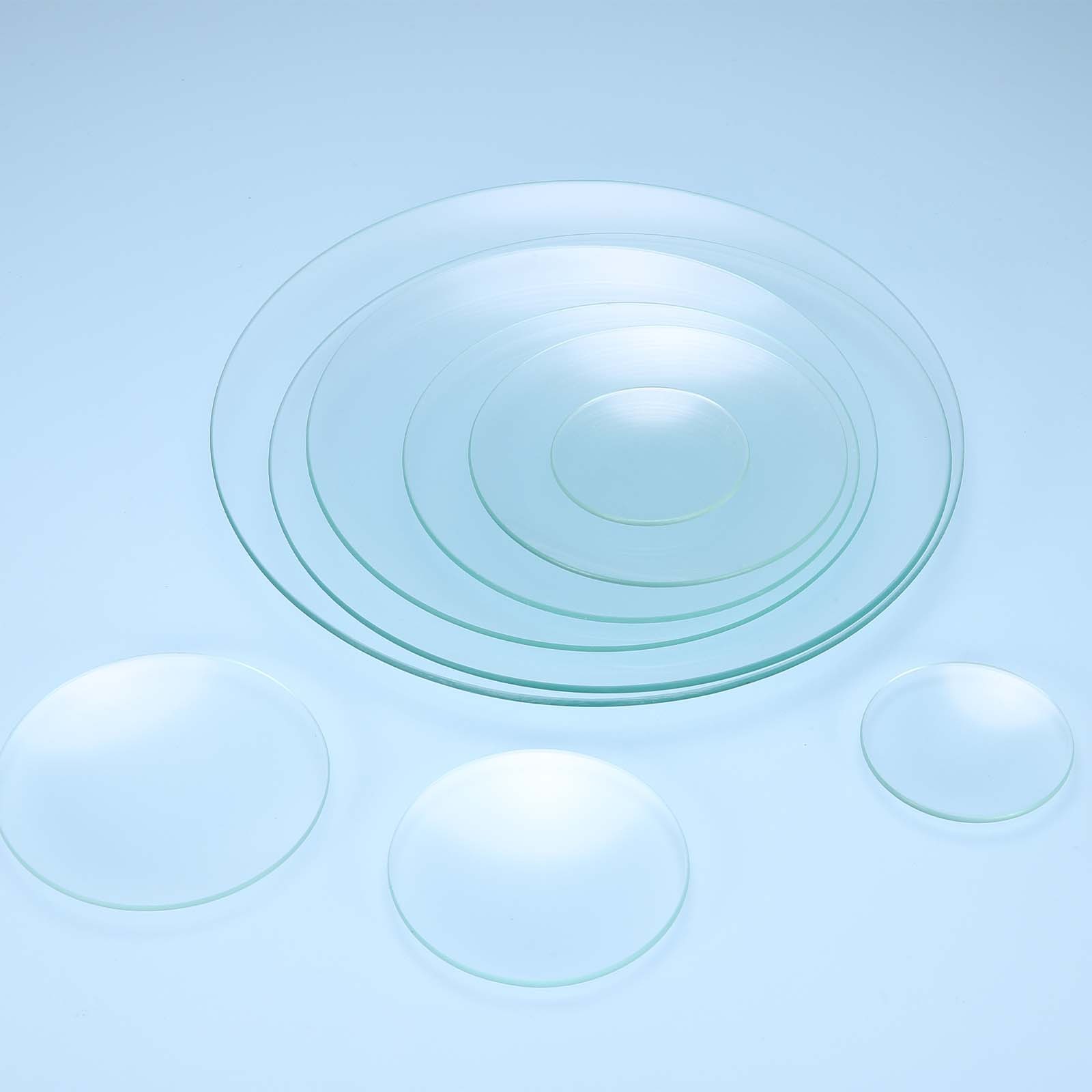 150mm/5.9 Inch Diameter Watch Glass, 3 Pcs High Transparent Smooth Edges