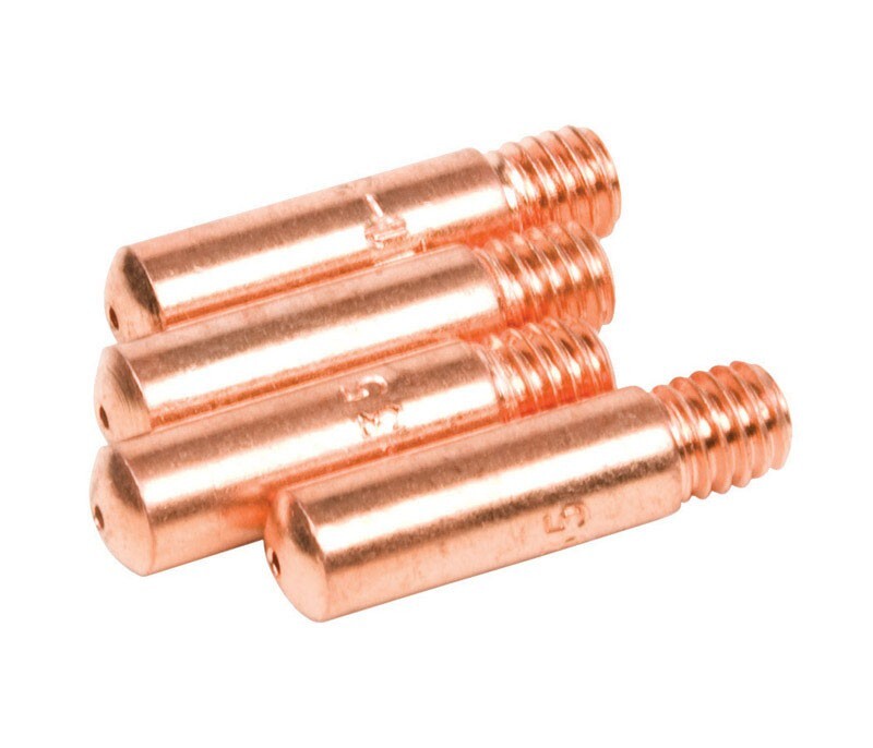 Forney 5.75 in. Length X 1.88 in. Width .035″ Copper Contact Tip 4 pack
