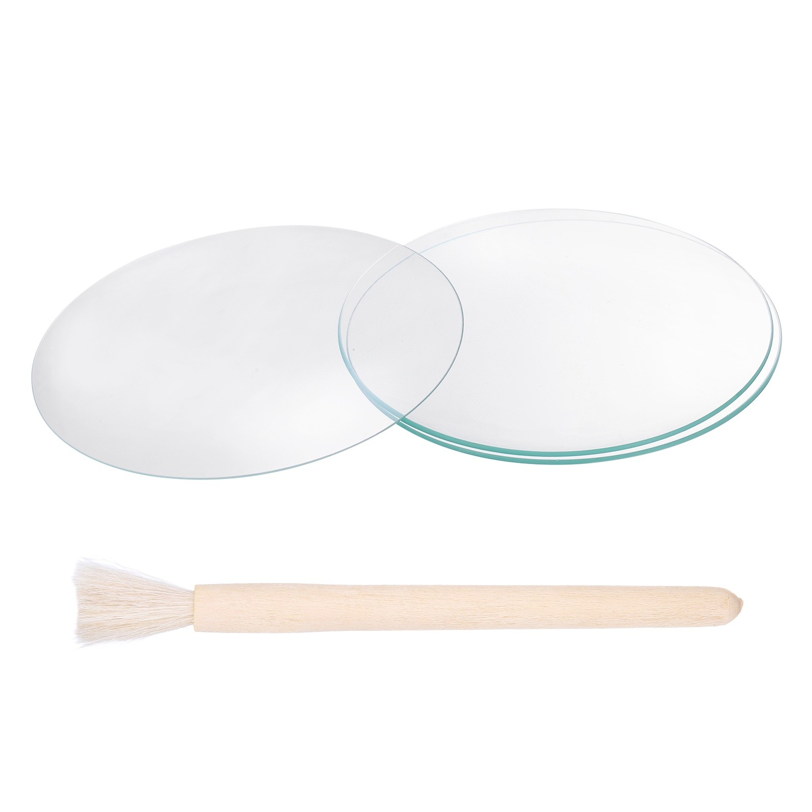150mm/5.9 Inch Diameter Watch Glass, 3 Pcs High Transparent Smooth Edges