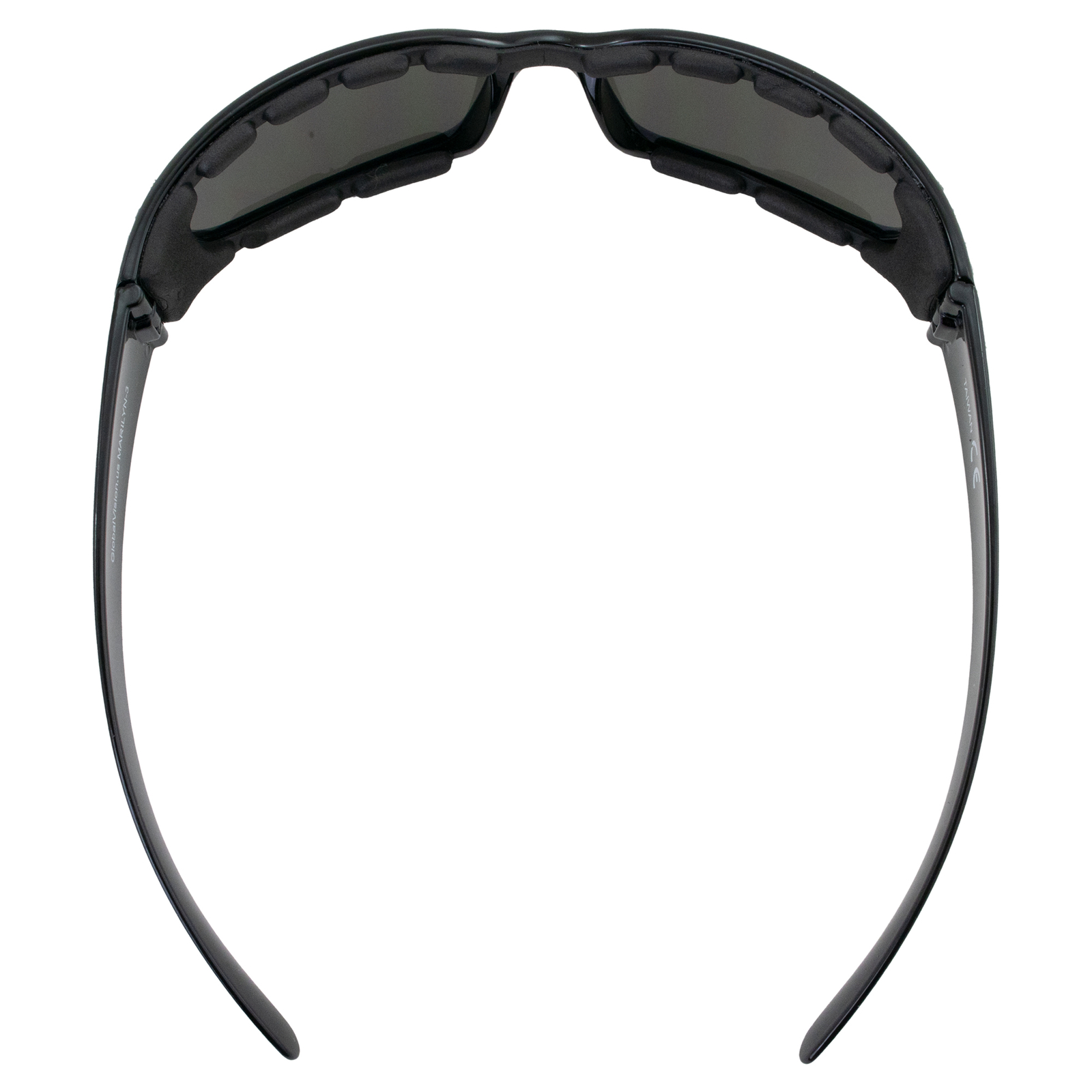 Set of 2 Women Motorcycle Padded Riding Glasses Clear & Smoke with Rhinestones