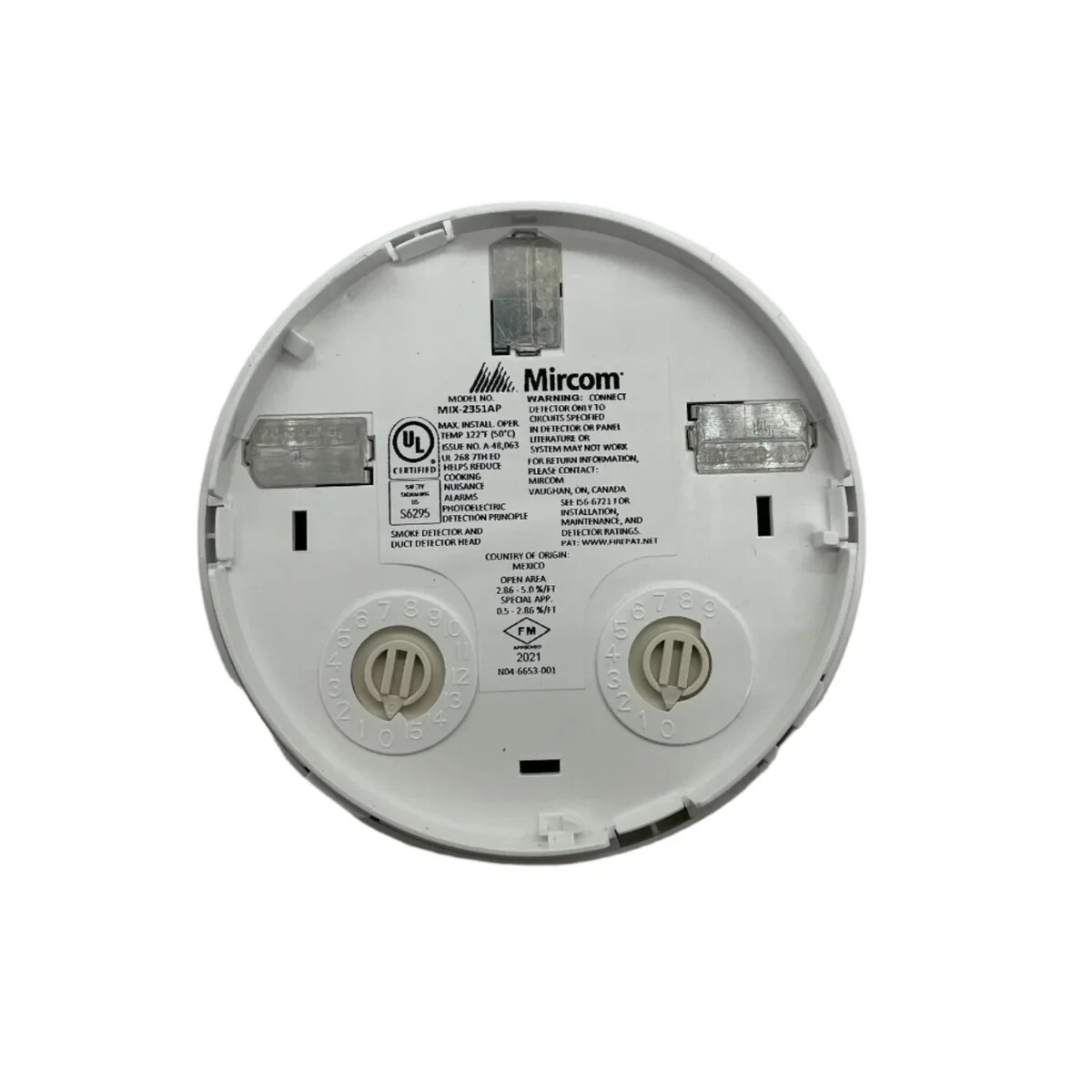 Mircom MIX-2351AP Addressable Plug-in Smoke Detector – Same Day Shipping