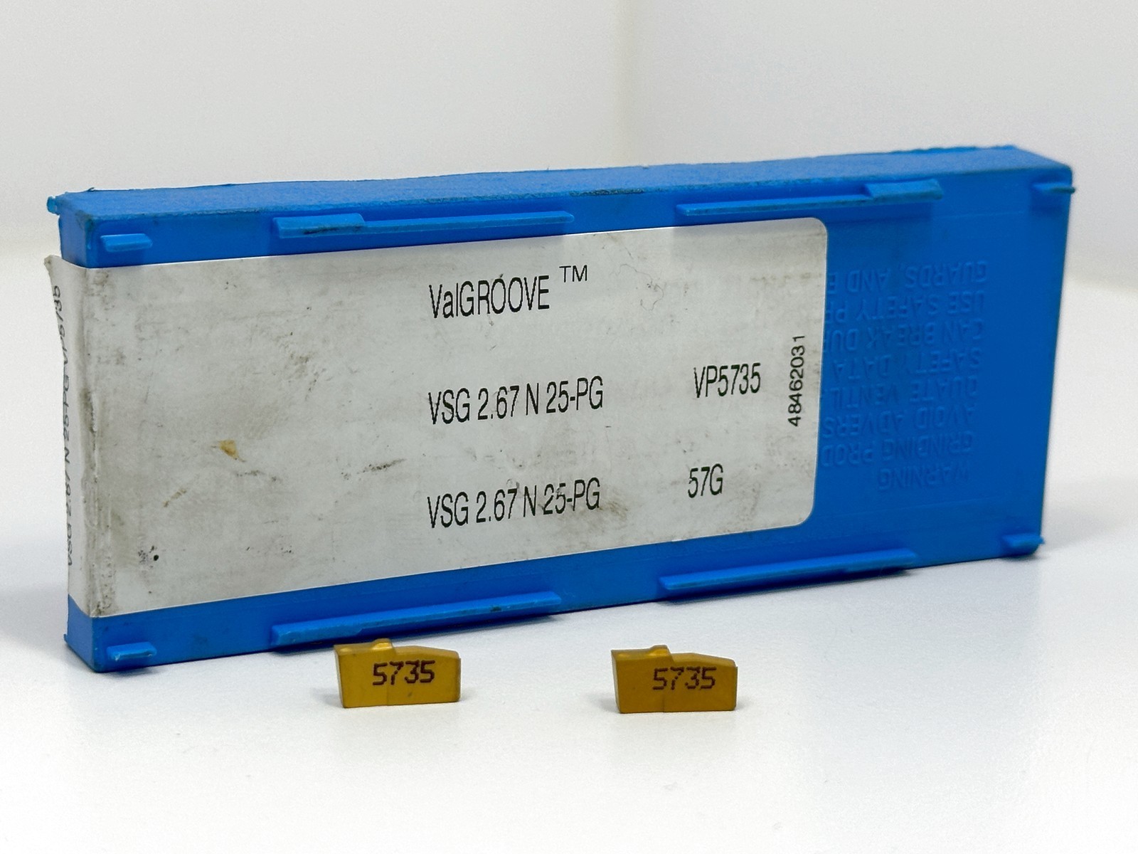 VALENITE VSG 2.67 N 25-PG | New Carbide Inserts | Grade VP5735 | 8pcs