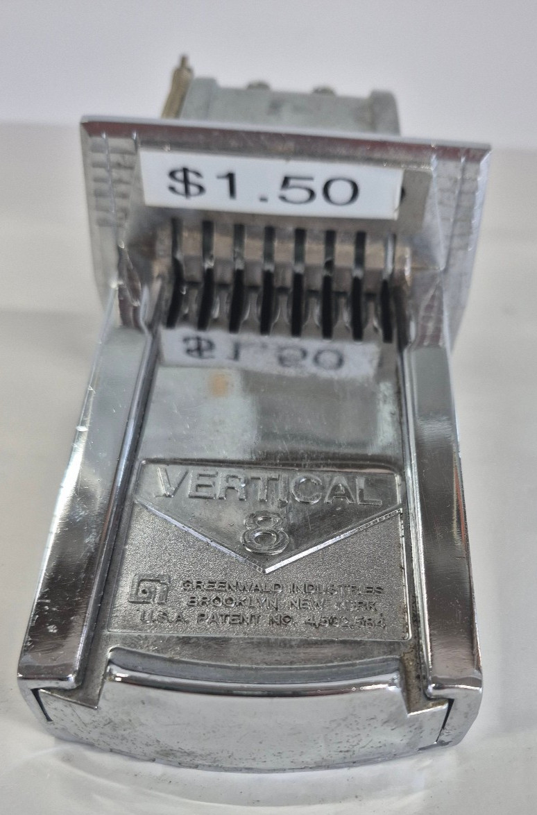 Greenwald Vertical 8 Coin Slide $1.50 Vend | Coin-Op Washer Dryer | Laundromat