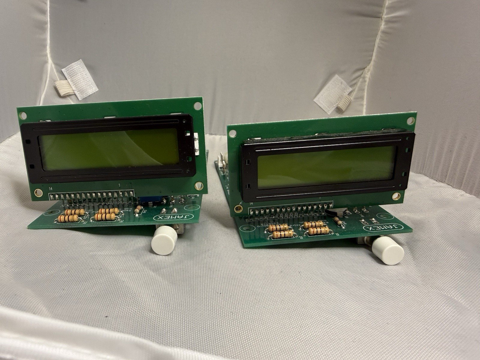 Lot of 2 JAMEX LCD Display Control Board Assemblies CM0818-SYT1LY-20-A1-Z NOS