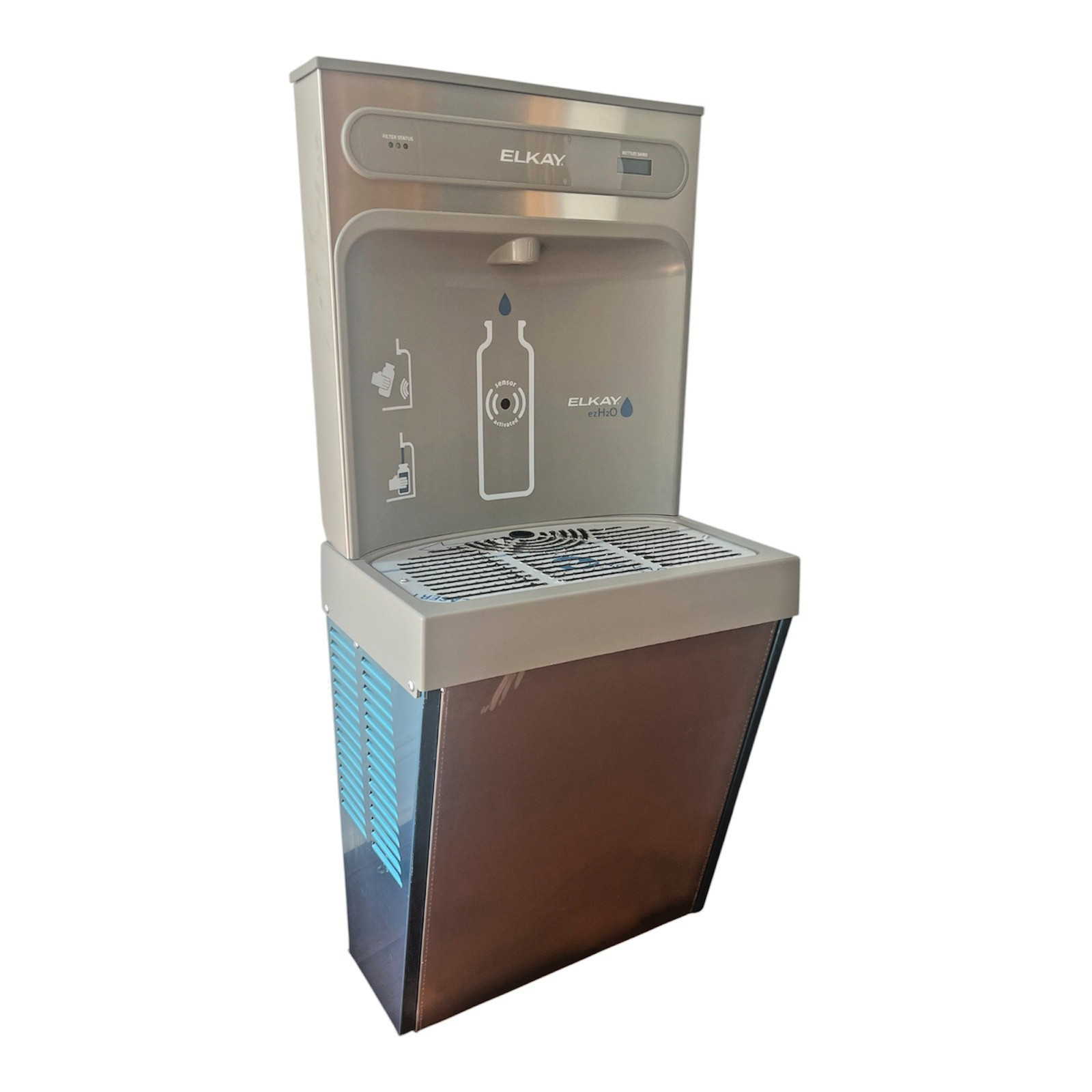 Elkay LZ8WSSSMC ezH2O Wall Mount Bottle Filling Station – Refrigerated, Filtered