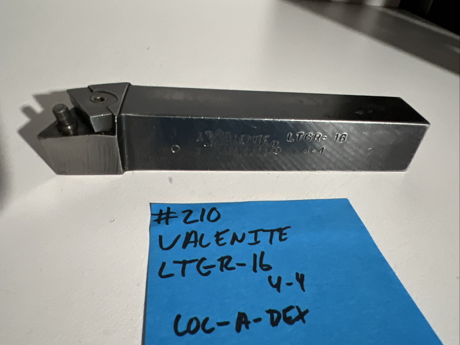valenite LTGR-16Indexible Carbide Lathe Toolholder 6”OAL 1”Shank Turning Triangl