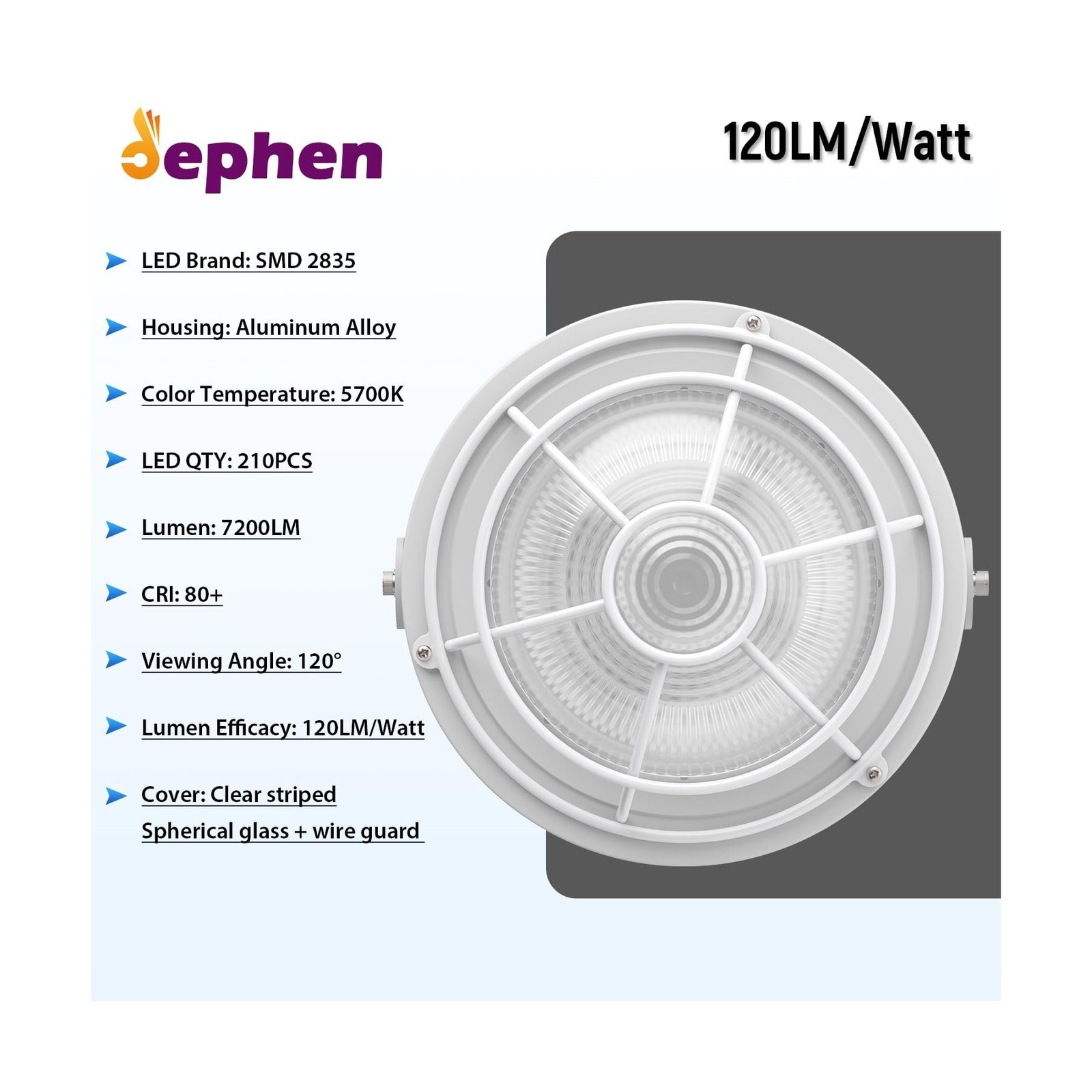 60W LED Explosion Proof Light, UL 844 Certified Class I Division II High Bay …