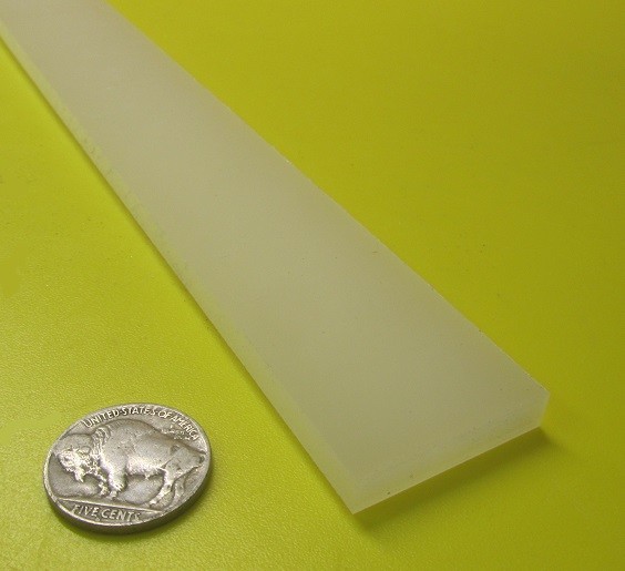 Polypropylene Bar 1/4″ (.250″) Thick x 1.25″ Wide x 48″ Long, 8 pcs, 32 feet