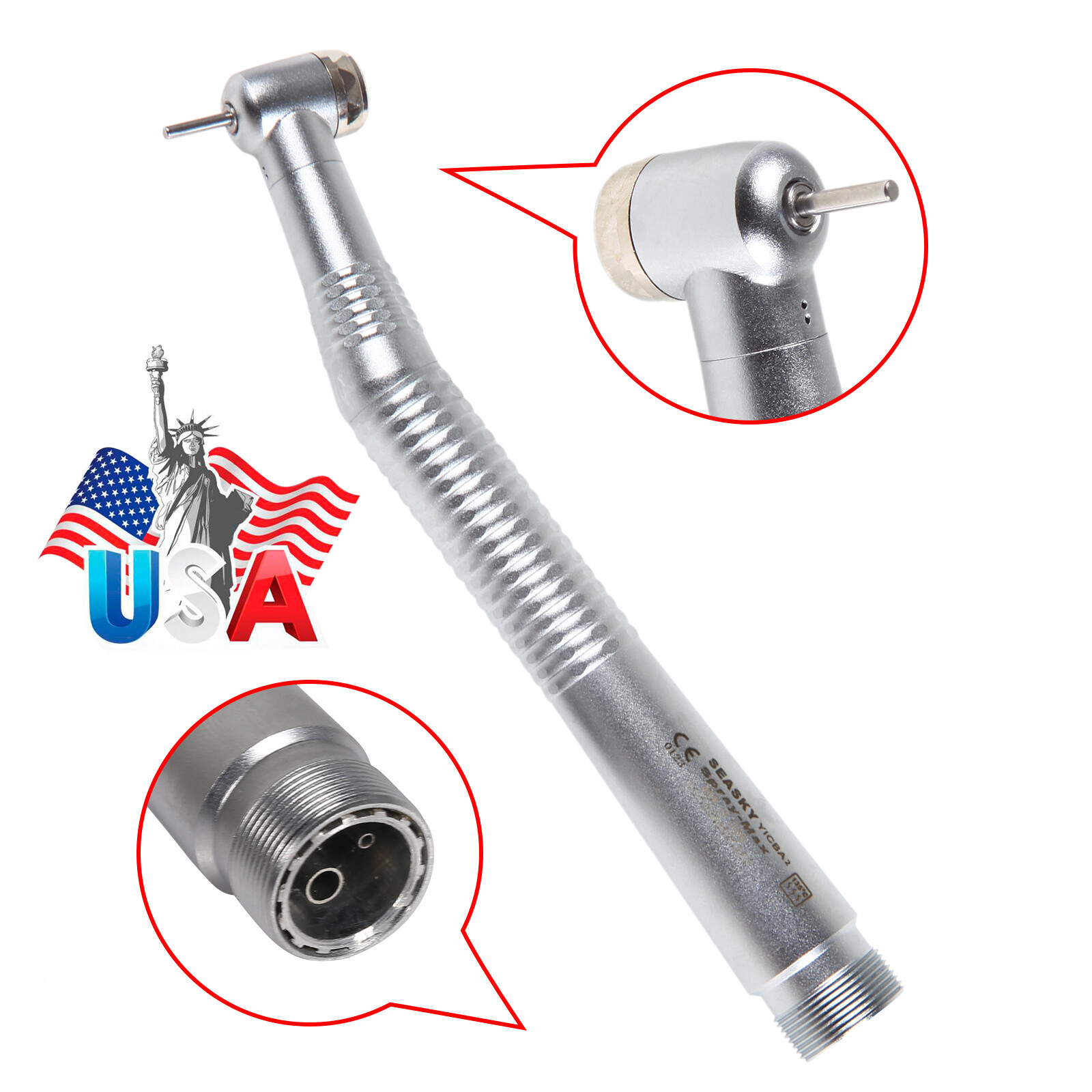 10 x Seasky Dental NSK Style High Speed Air Turbine Handpiece 2 holes borden