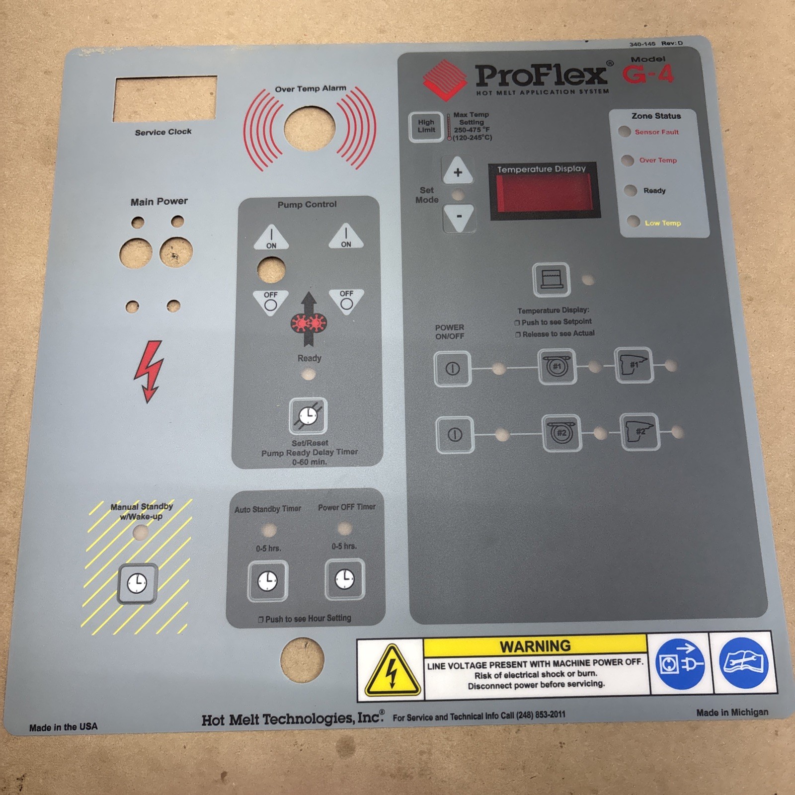 Proflex G4 Panel Cover Replacement Face Fast Shipping Warranty *NEW*
