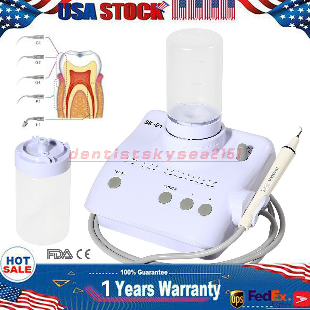 Cavitron Dental Ultrasonic Scaler fit EMS + Handpiece+Tips