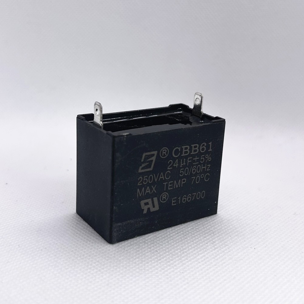 CBB61 250V 4/5/6/8/10/12/15/20/24/25 UF Fan Motor RUN Capacitor 2 PINS