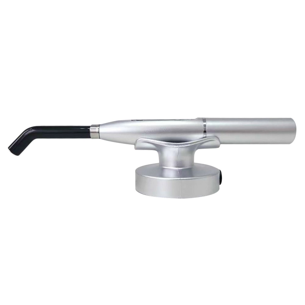 Dental Upgraded Rainbow LED Curing Light 1500-2000mw/cm2 3 Modes Silver US STOCK