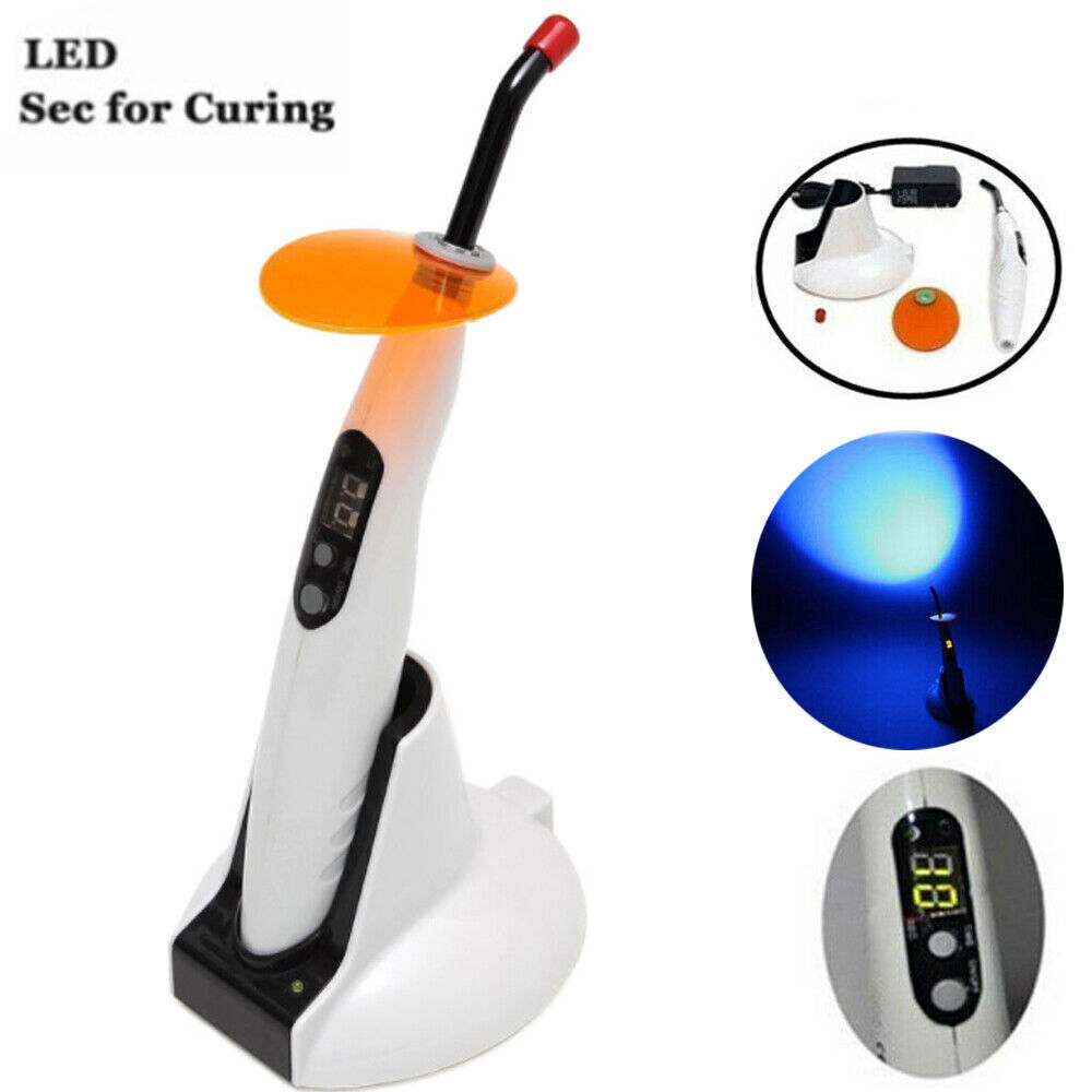 Curing Light Wireless Dental LED Cure Lamp LED-B Cordless Composite Resin New