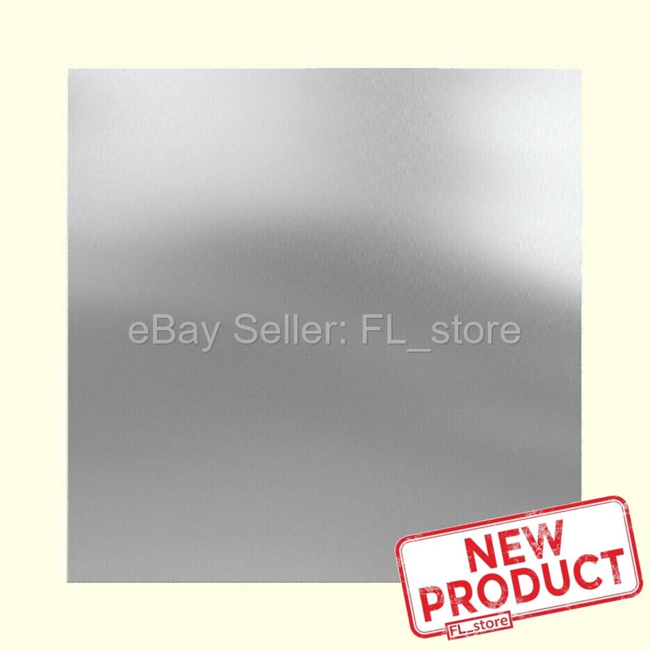 Aluminum Plate Sheet Stock 1/8″ x 12″ x 12″ Square 3003 Alloy Mill Finish 1 Foot