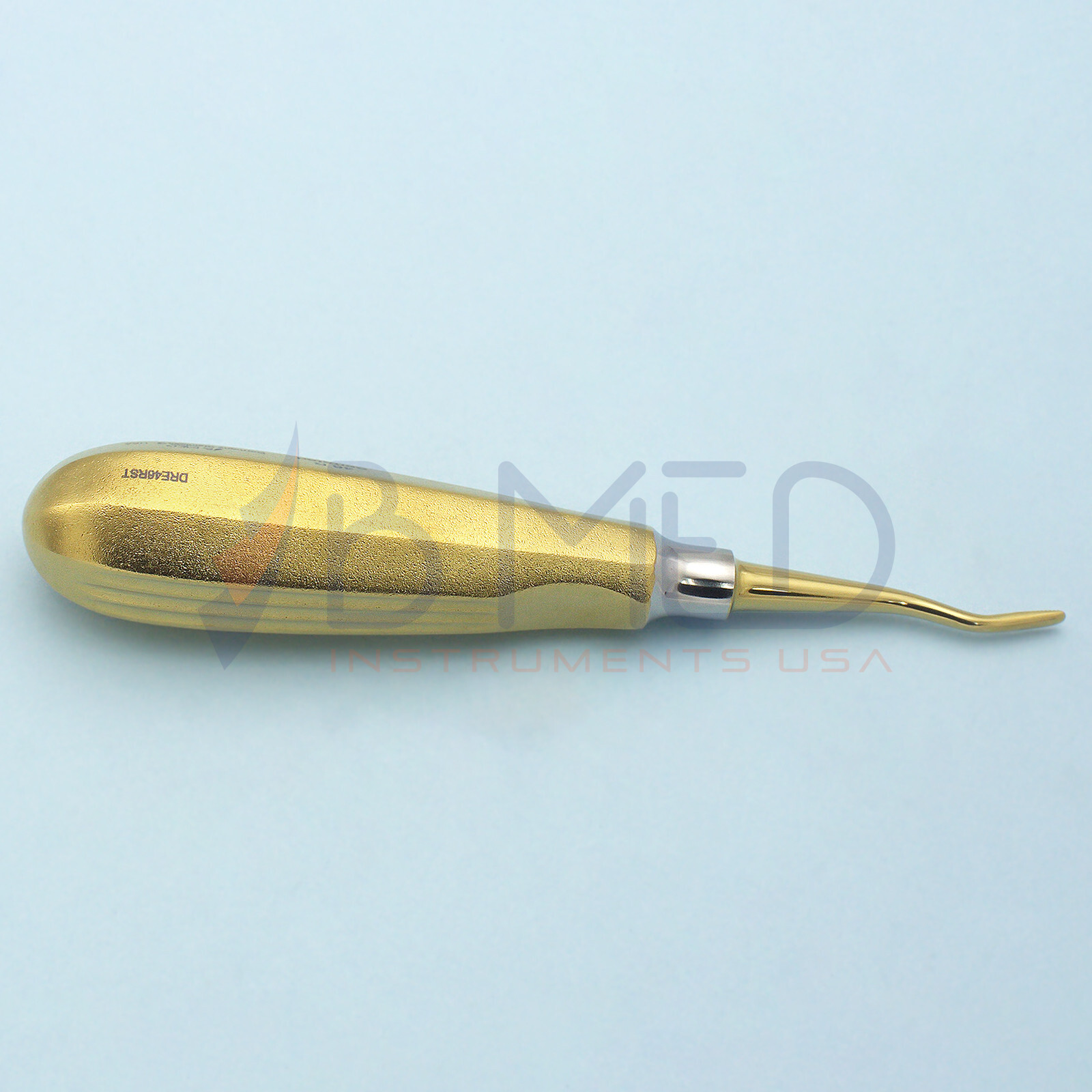 Dental Root Elevator 46R Serrated Titanium Tooth Extraction Oral Surgery