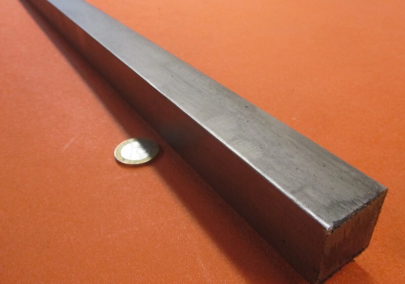 12L14 Square Carbon Steel Bars, 1 1/8″ Square x 1 Ft Length