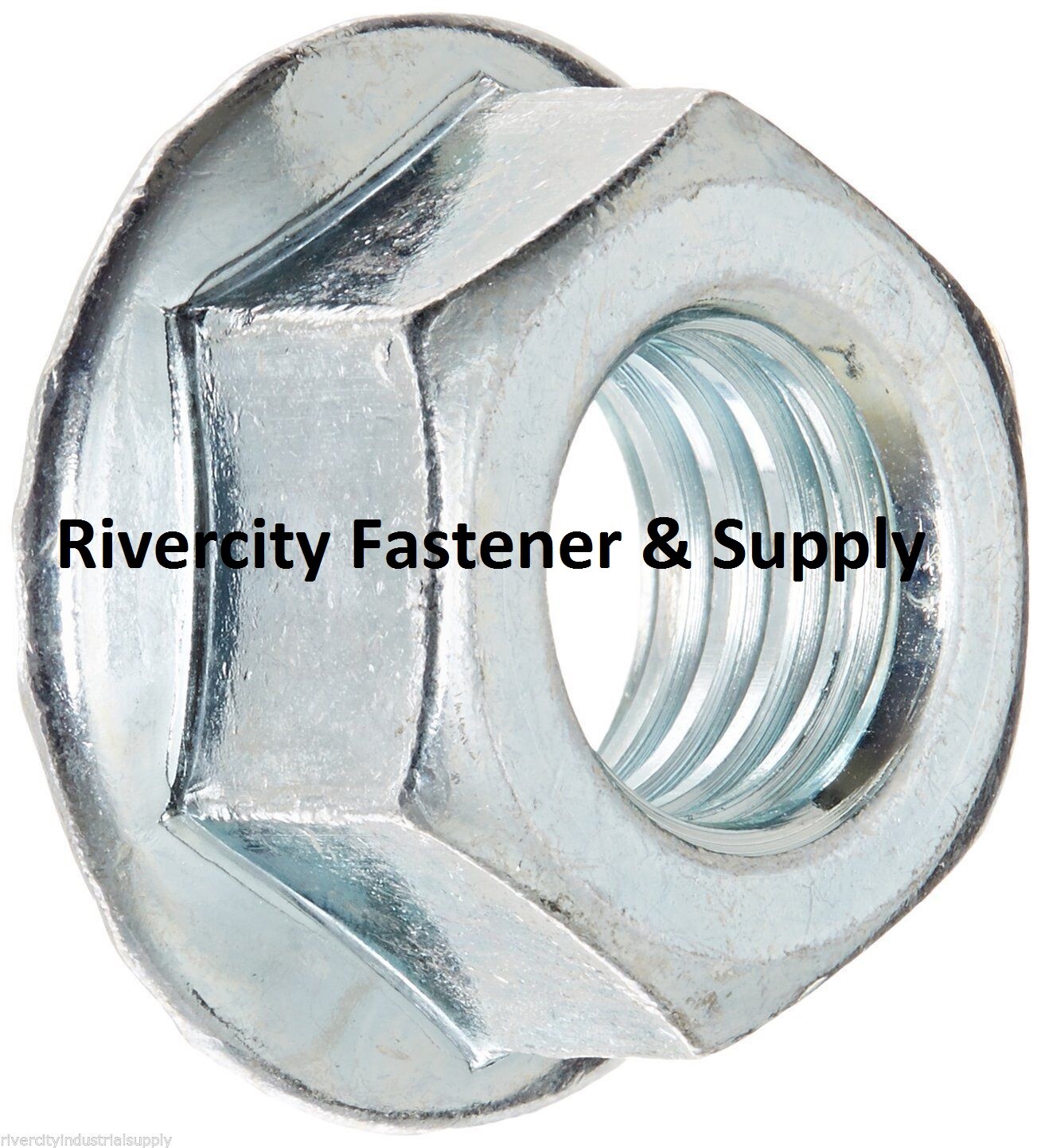 M10-1.25 JIS Flange Nuts Small Hex M10x1.25 Nut 10mm x 1.25 Smooth Flange 10.9