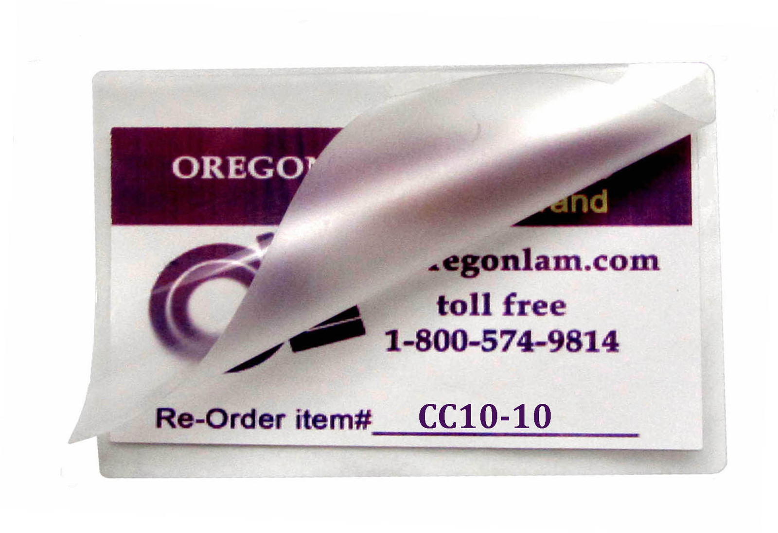 1000/pack Hot 10 Mil Credit Card size Laminating Pouches 2-1/8 x 3-3/8 Clear