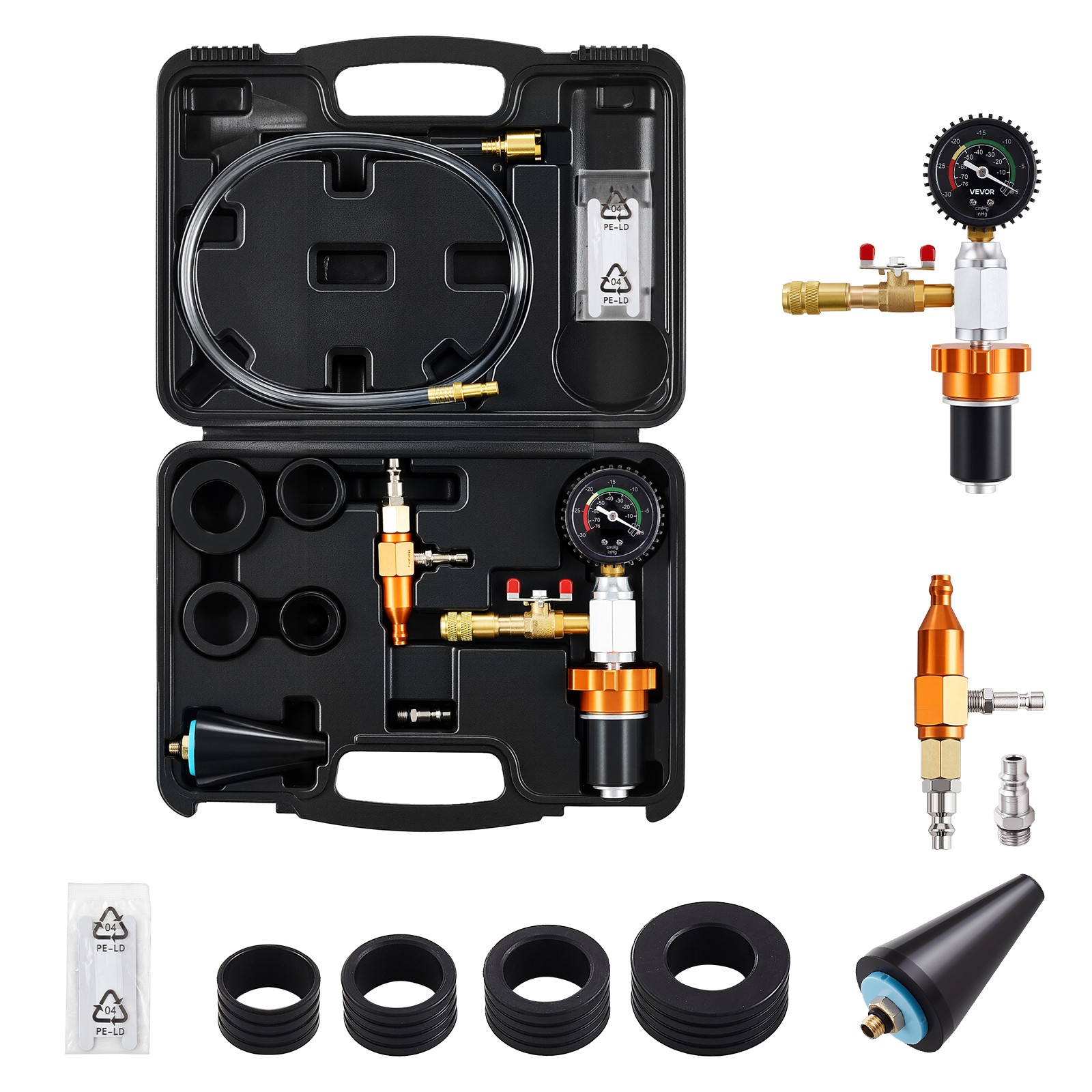 Uimoso Radiator Vacuum Refill Kit for Universal Car Cooling System Maintenance