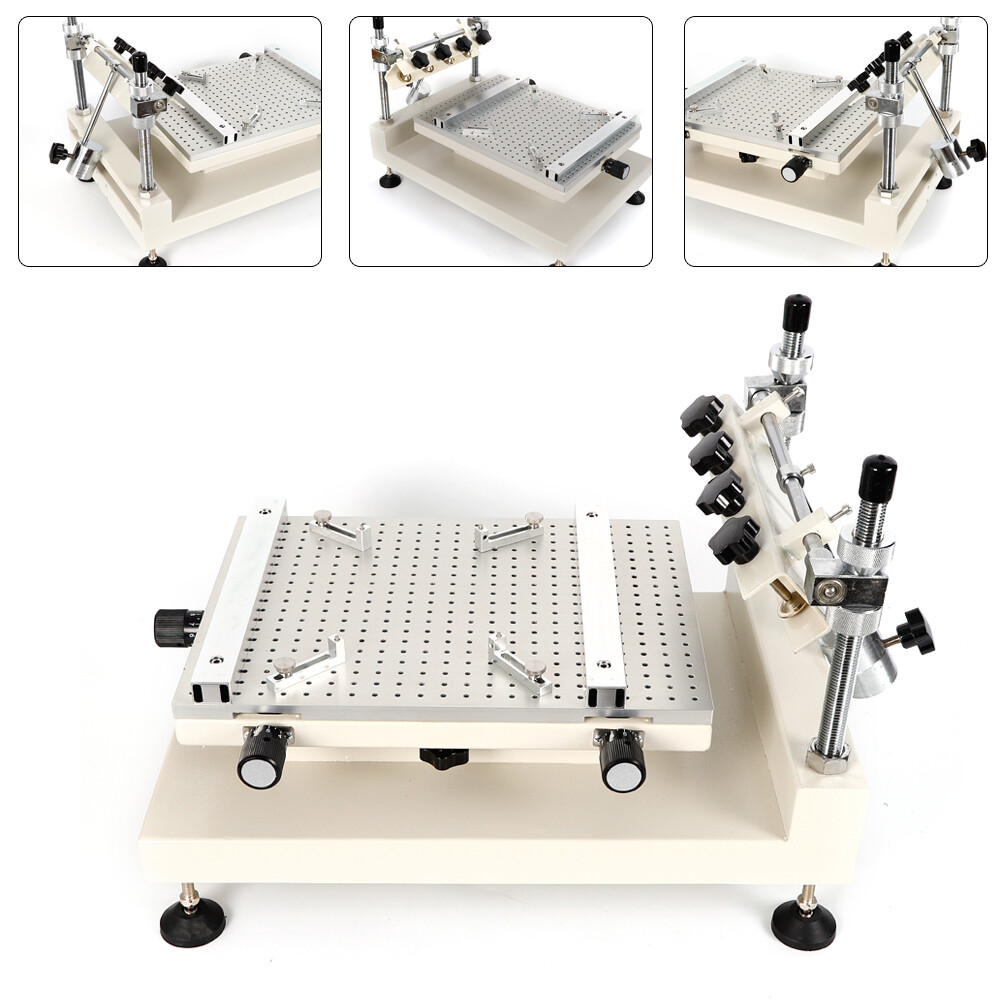 3040 Solder Paste Printer PCB SMT Manual Stencil Printing Platform 300mm*400mm