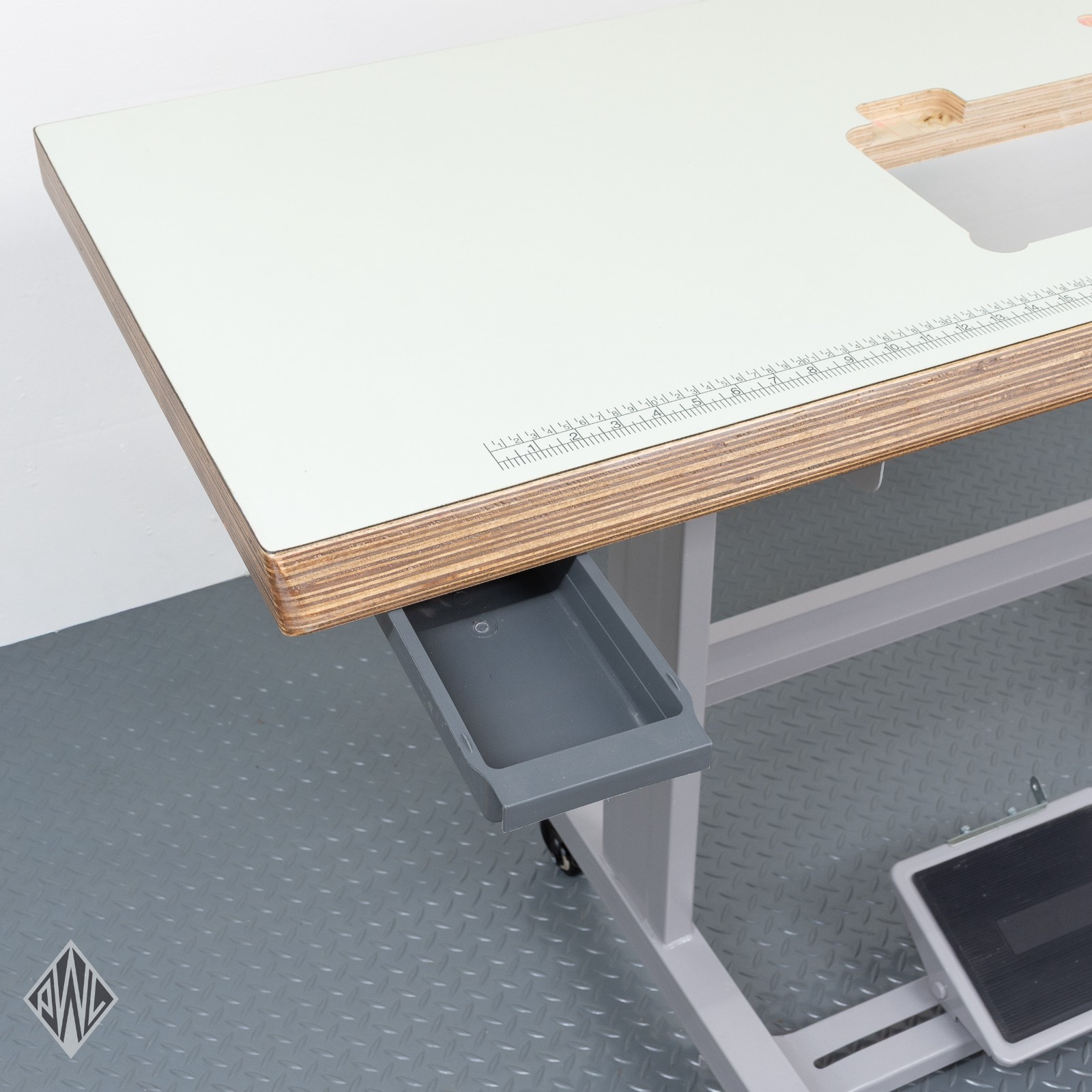 Table Top & Base For Industrial Sewing Machine HEAVY DUTY – 47″ Wide JUKI 1181