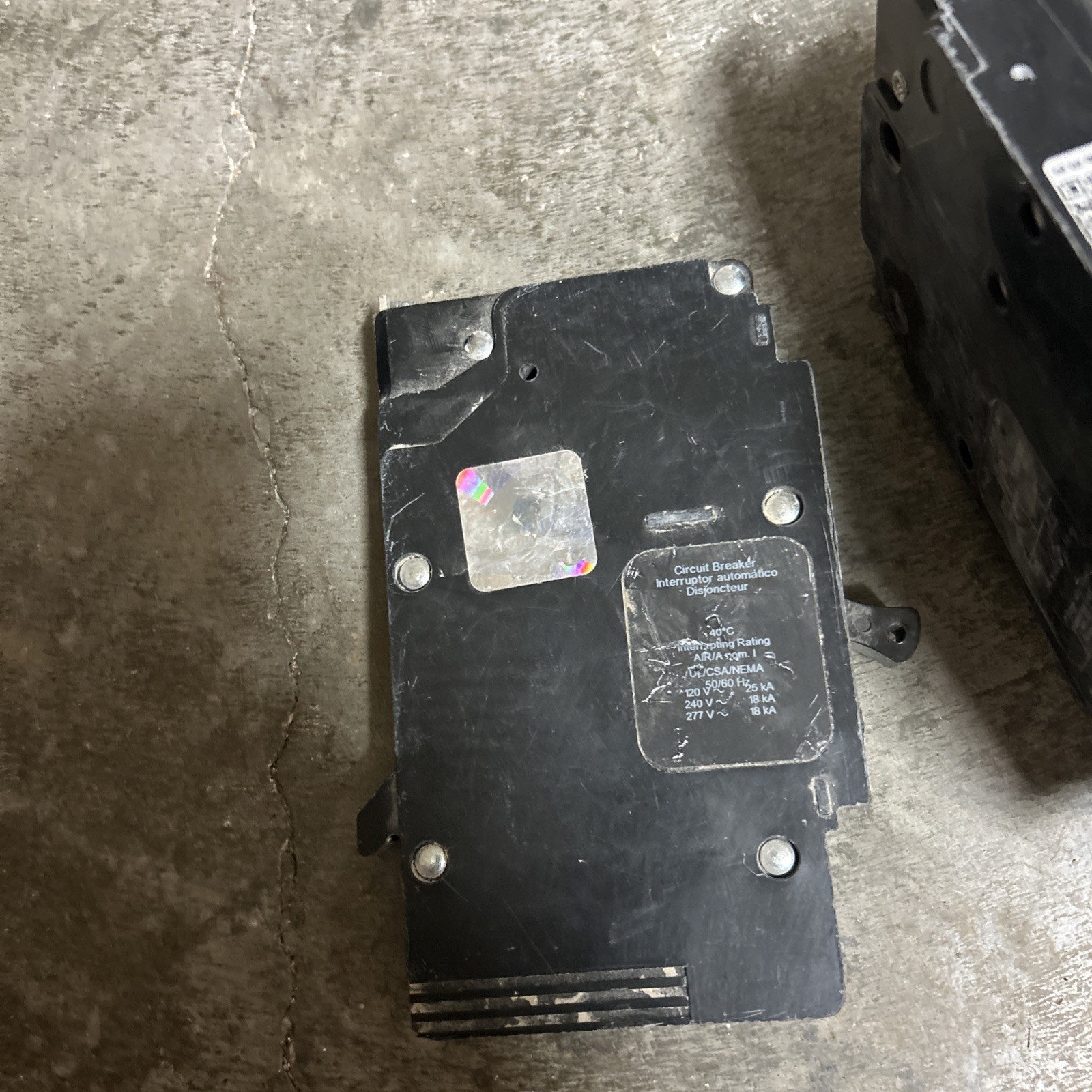 Square D EDB14020 20A 120-277V 1P Bolt On Breaker Lot