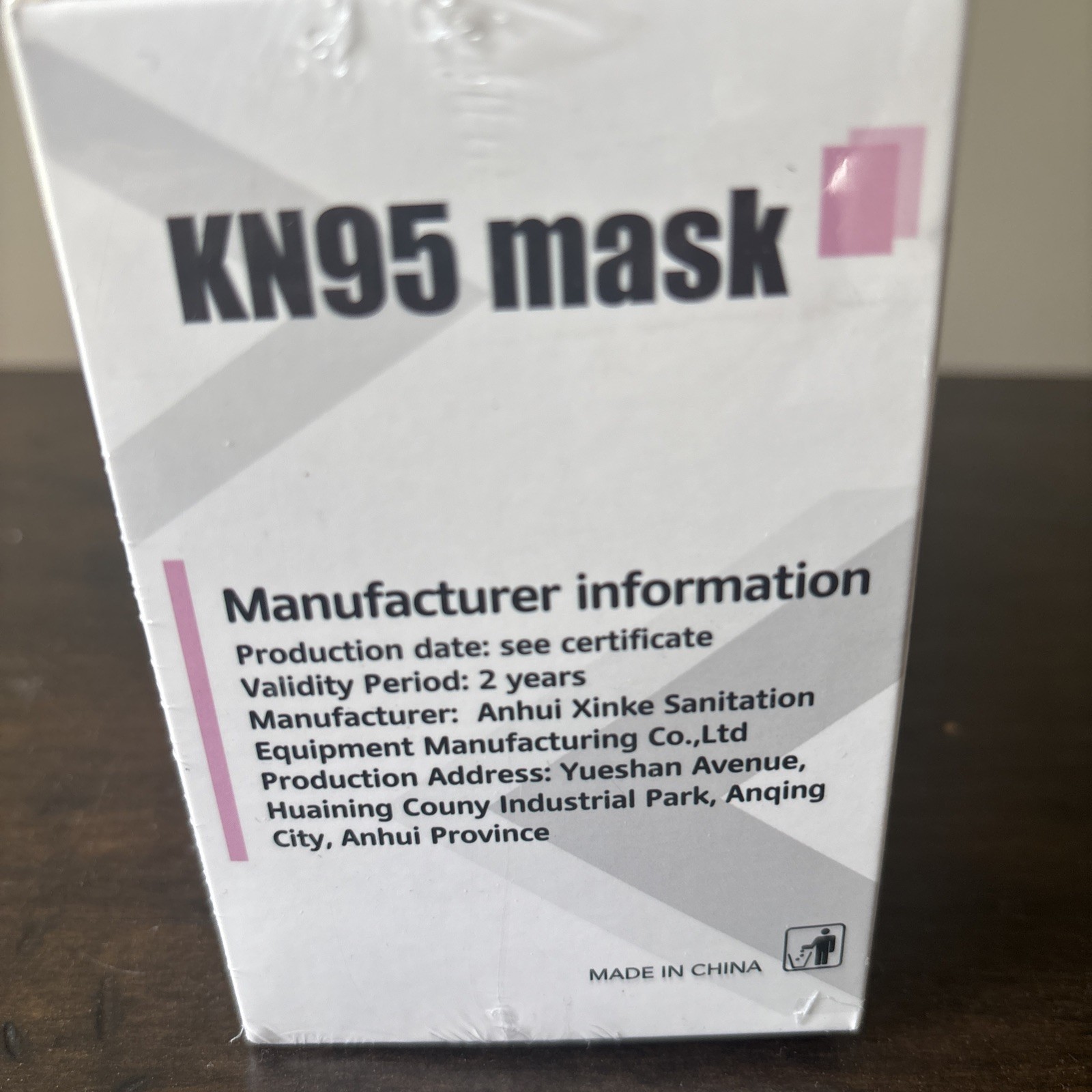 LEVENIS Good Comfort KN95 Face Masks GB2626-2019 50 pcs Pink