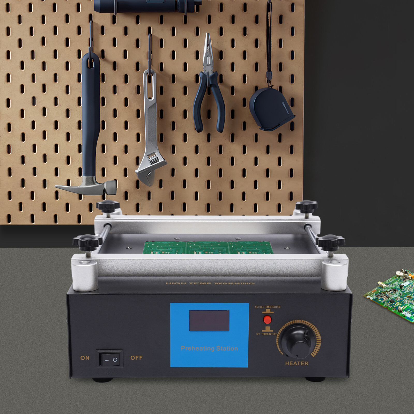 YIHUA 853A Infrared Preheater BGA Rework Station Preheating Station 450W TOP