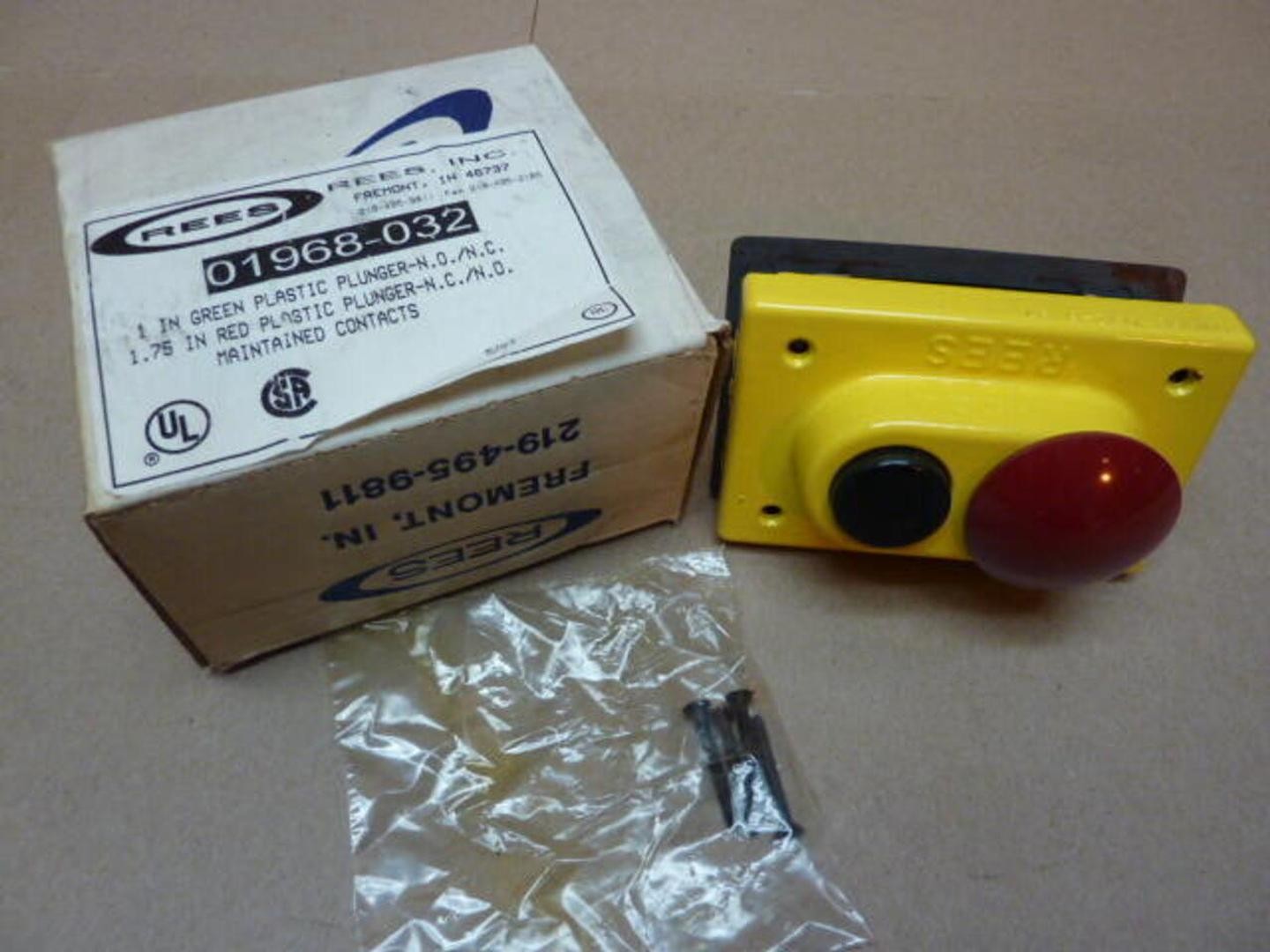 REES Push Button Double Plunger 01968-032 New #32461