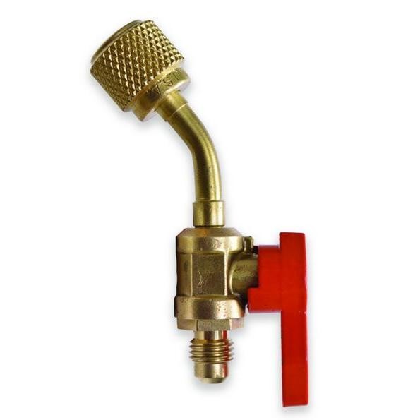 Uniweld UBV14 Ball Valve Hose Adaptor 1/4 in Male Flare and 1/4 in Female Flare