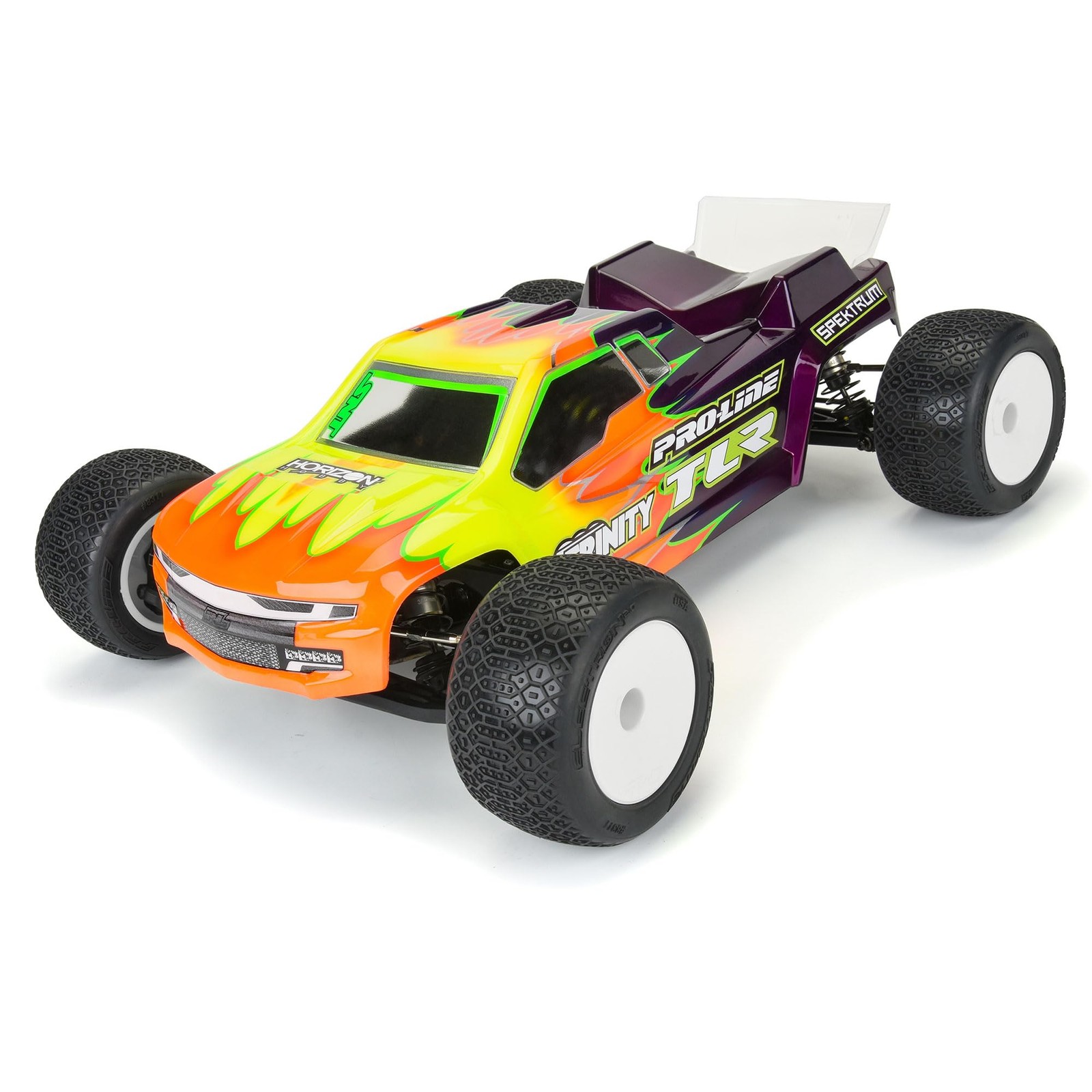 Pro-Line Racing Velocity F/R 2.2 12mm Stadium Truck Wheels 4 White for TLR 22X-T