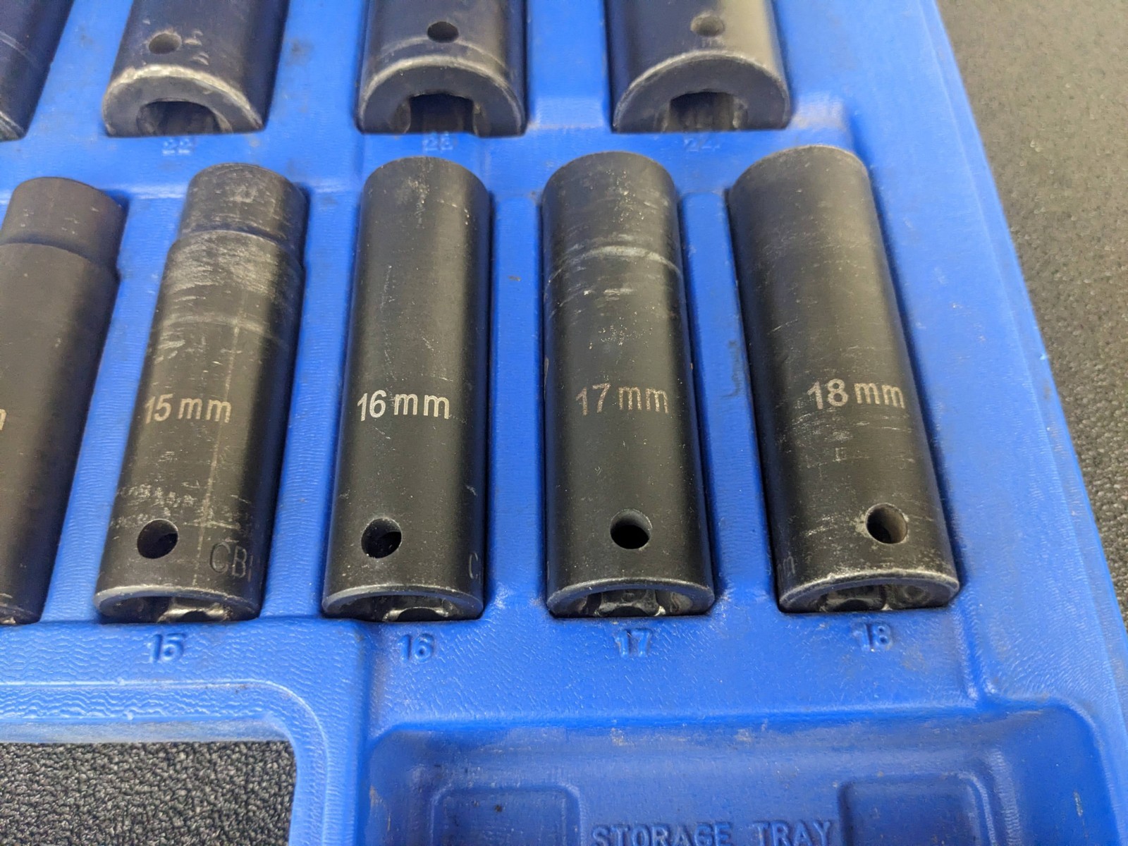 #bn387 Cornwell Tools CBPI3LM 15 Piece 1/2″ Drive Metric Deep Power Socket Set