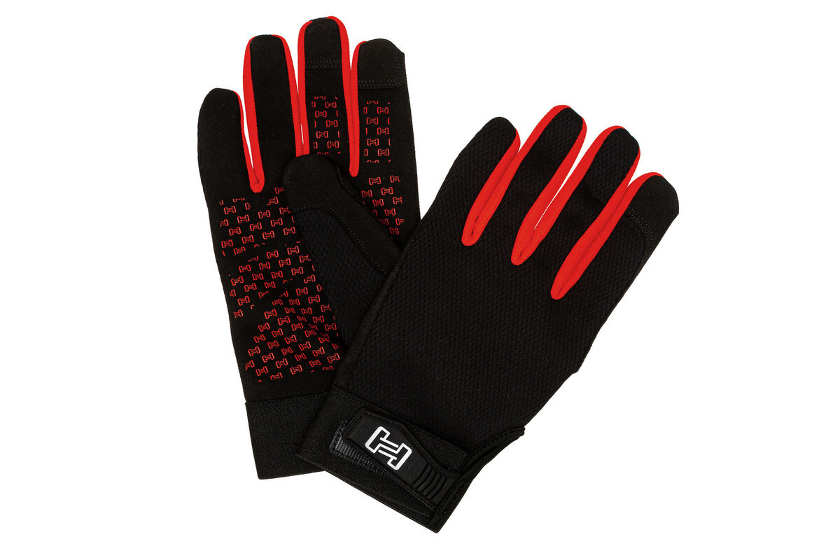 A/V Work Gloves Hosa HGG-100 w/Touch screen synthetic leather tips Choose Size