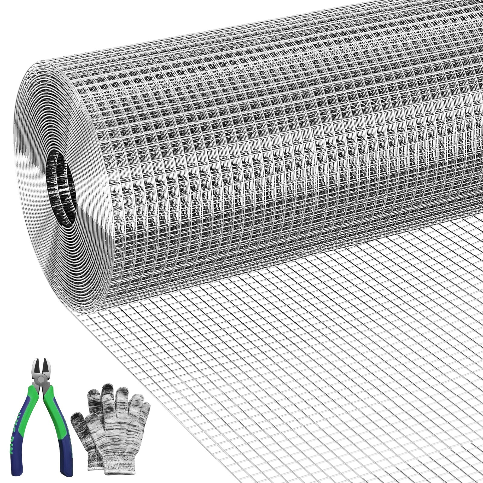Hardware Cloth 1/2″ 48in x 100ft 19 Ga Wire Mesh Roll Chicken Wire Fencing US