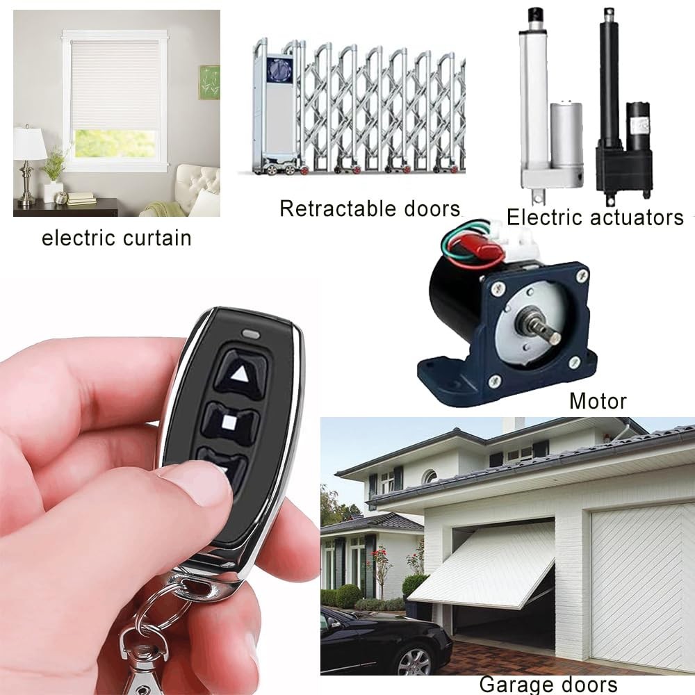 Waterproof DC12V/48V/8A Forward Reverse Remote Switch Linear Actuator Motor