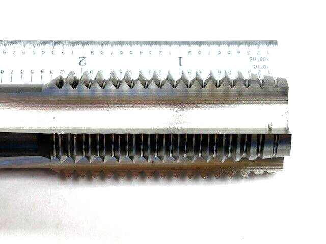 1″ – 8 LEFT HAND 4 FLUTE PLUG TAP GH3 BRIGHT FINISH HAND TAP OSG 1664100