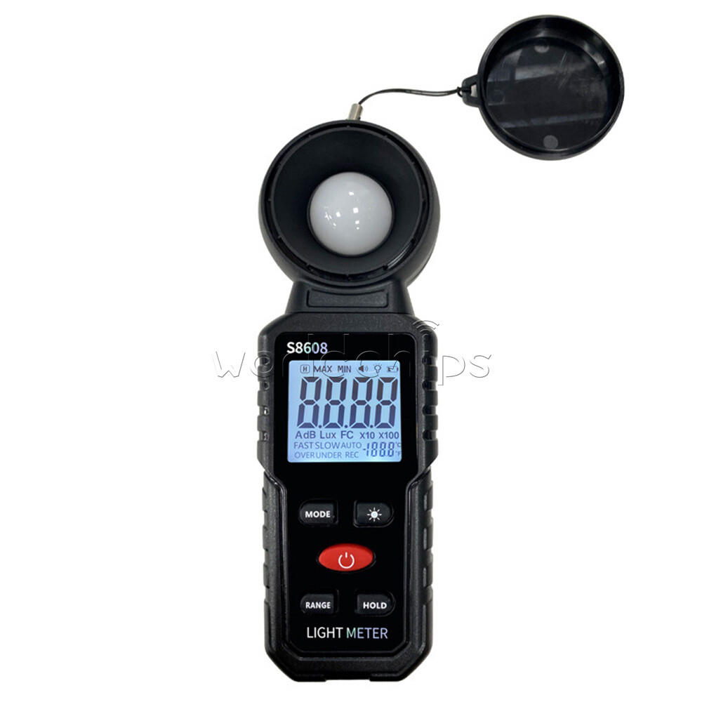 S8608 LCD Light Meter Digital Illuminance Meter Luxmeter Photometer 200000Lux