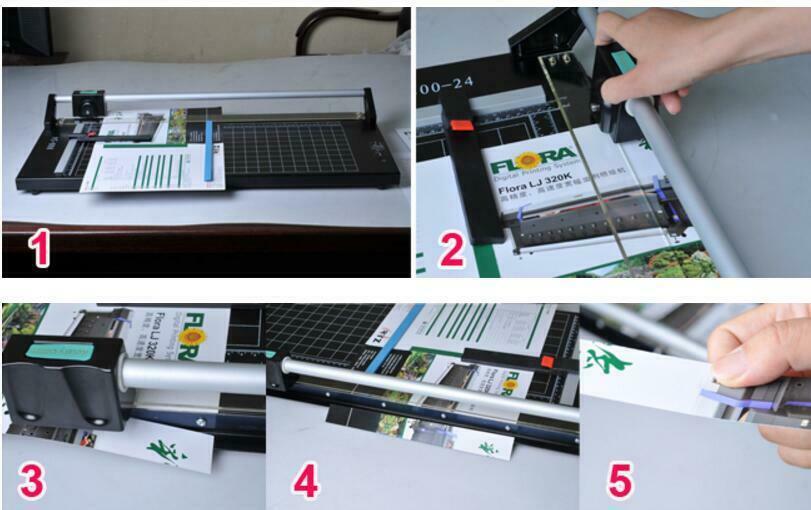 48″ / 1220mm Manual Rotary Paper Cutter Trimmer Photo Paper Film Sharp Cutter