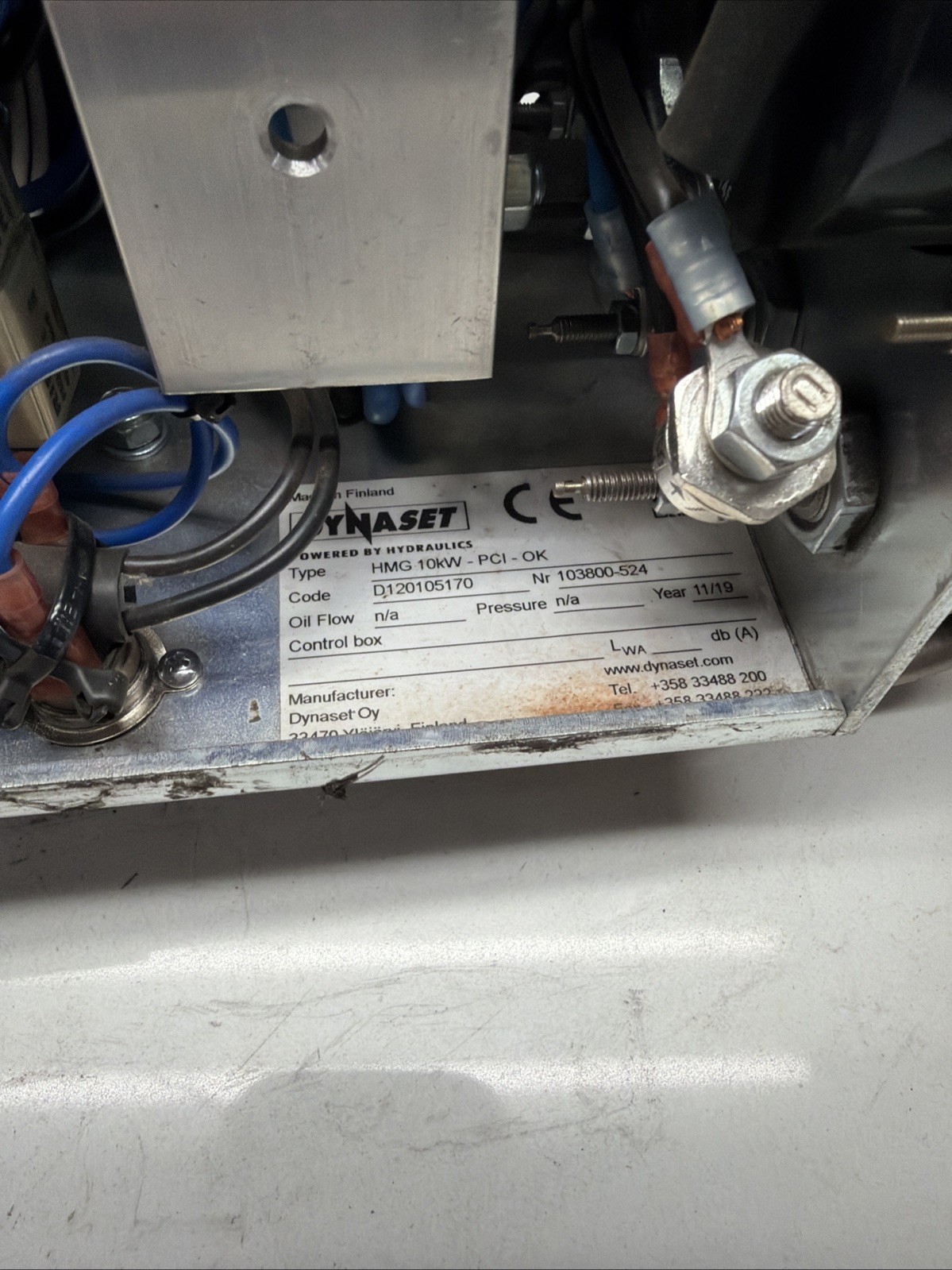 DYNASET HMG 10kw-PCI-OK HYDRUALIC GENERATOR