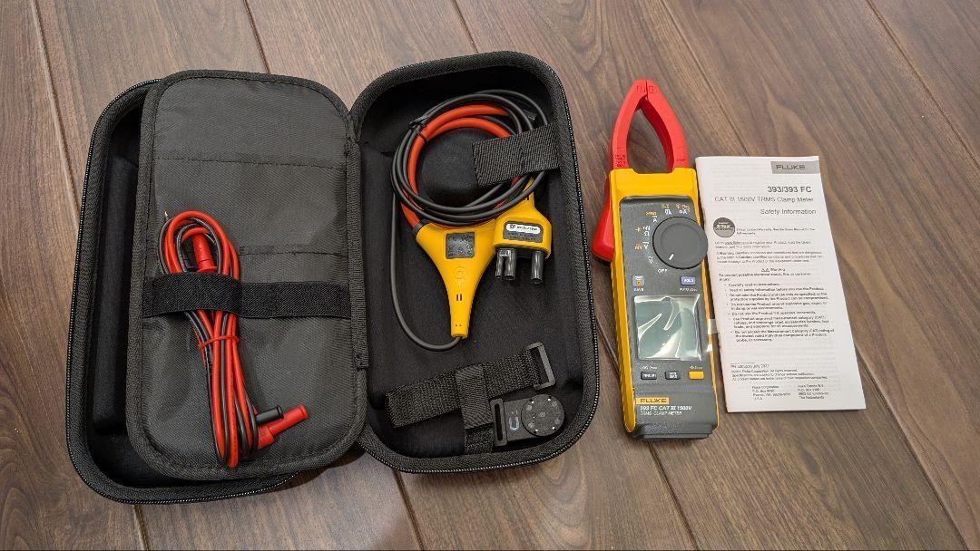 Fluke 393 FC True RMS Clamp Meter 1500V CAT III, Compact IP54 Rated NEW from JP