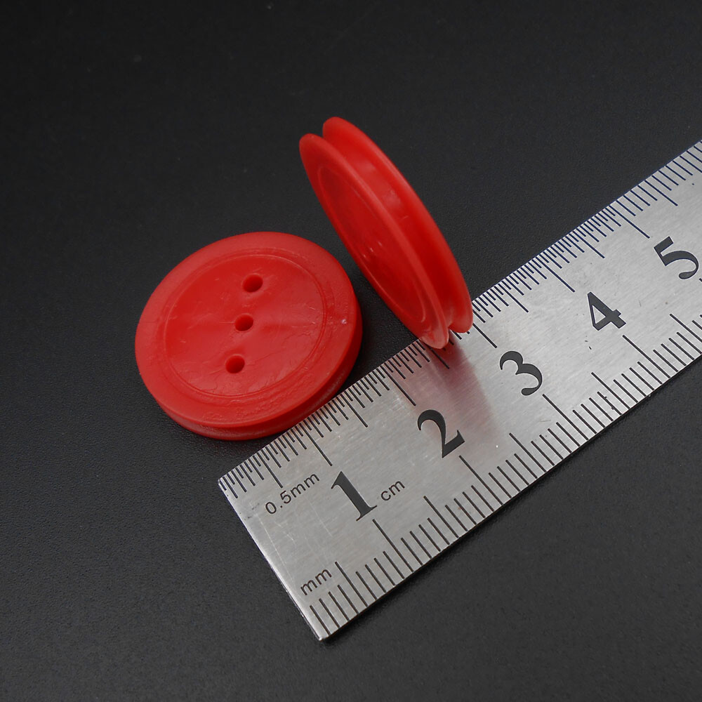 20Pcs X Plastic Pulley Model Motor Wheels 24MM Shaft Hole Bore 2MM 1.95MM 2.05MM