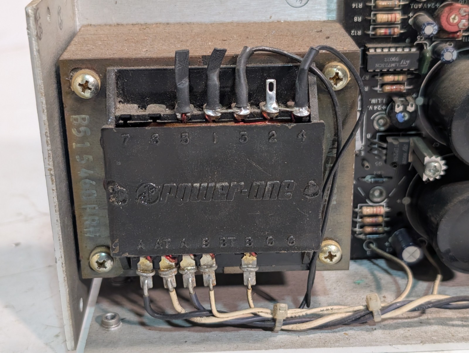 Power-One HCC24-2.4-A linear power supply +/-24VDC 2.4A, 100-240VAC as shown