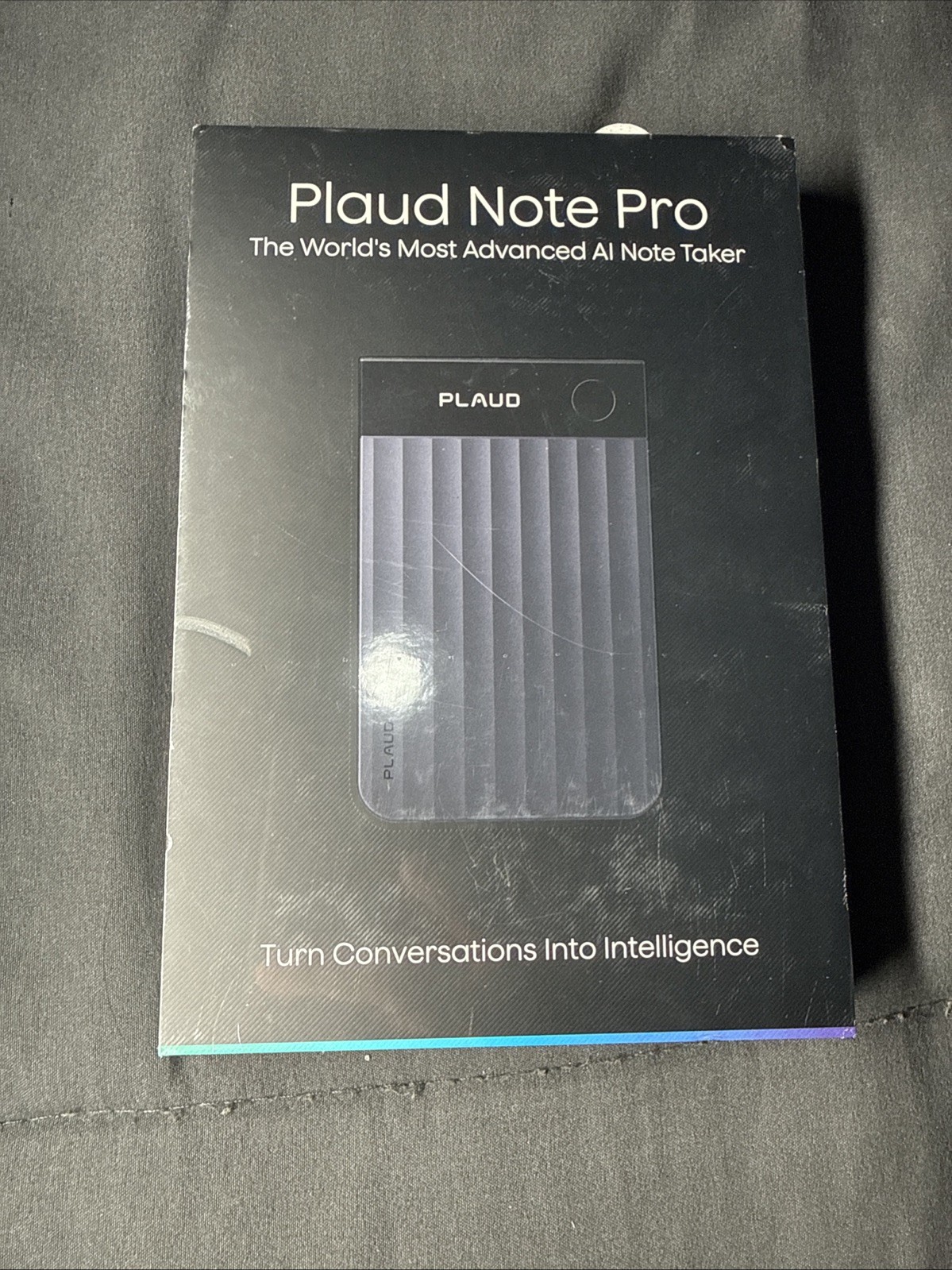 Plaud Note Pro Empowered AI Voice Recorder Magnetic Case in Black PN0300 Sealed