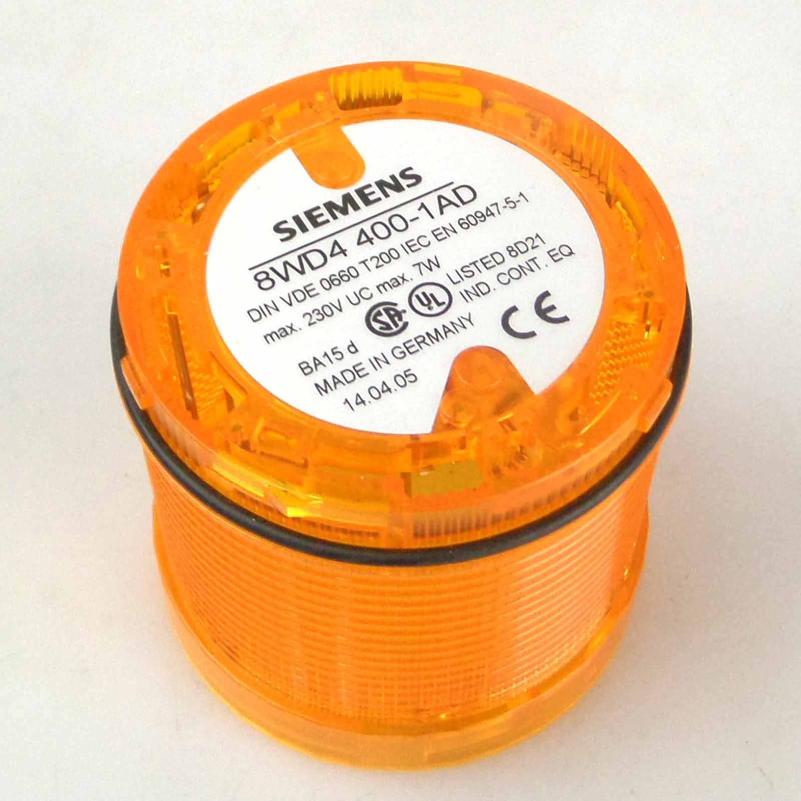 Siemens continuous element yellow 8WD4 400-1AD NOV