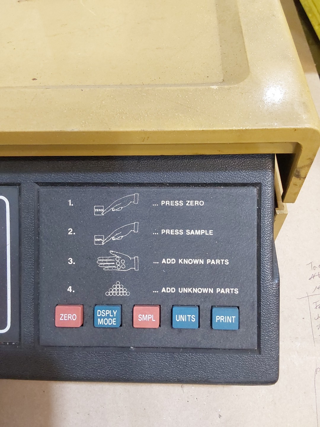 NCI WEIGH-TRONIX Model 8205 Scale Machine Commercial Restaurant