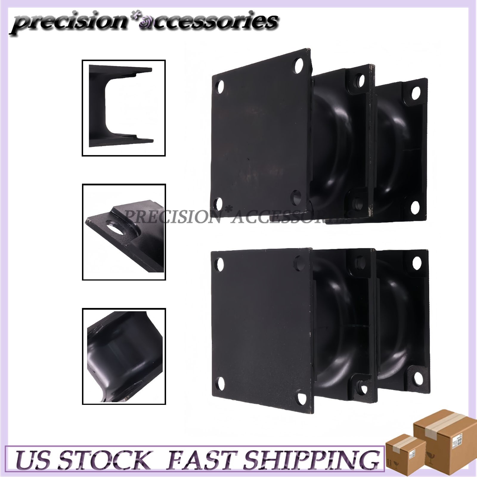 4PCS Vibratory Plate Compactor Rubber Isolator Shock Mount For Bobcat PCF64