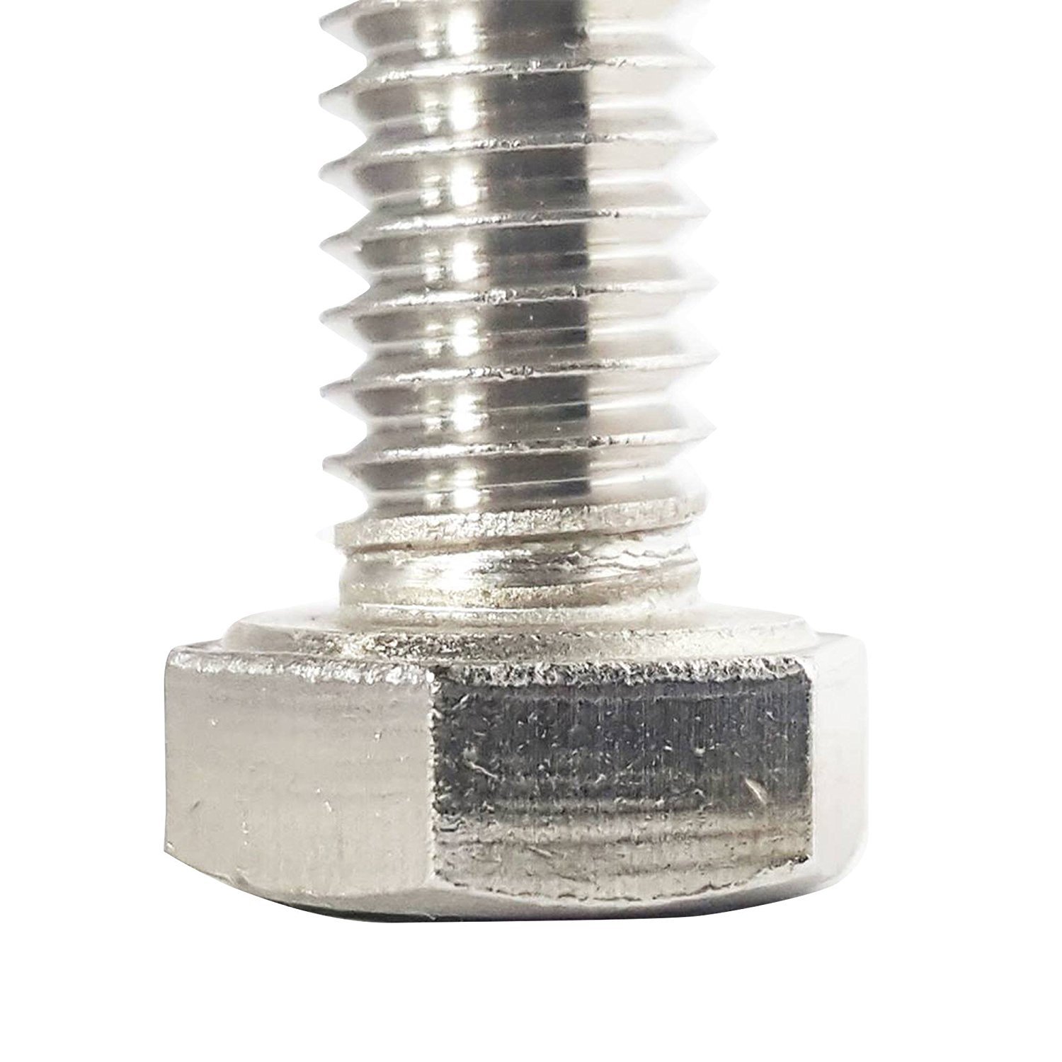 1/2-13 x 6″ Hex Head Bolts Stainless Steel Fully Threaded Qty 10