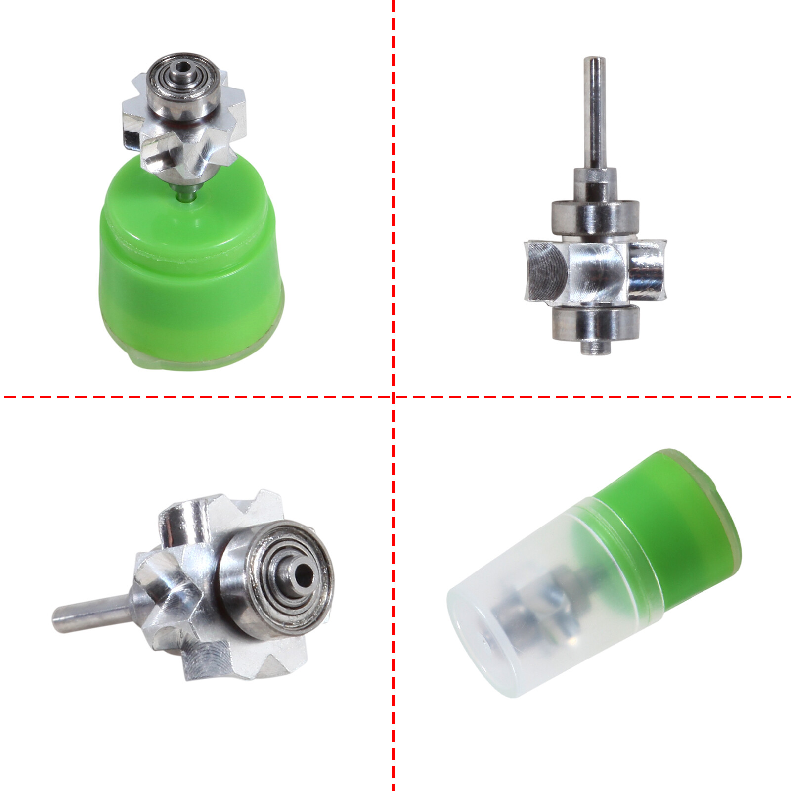 Dental Replaced Cartridge Turbine Rotor for Self-power LED High Speed Handpiece