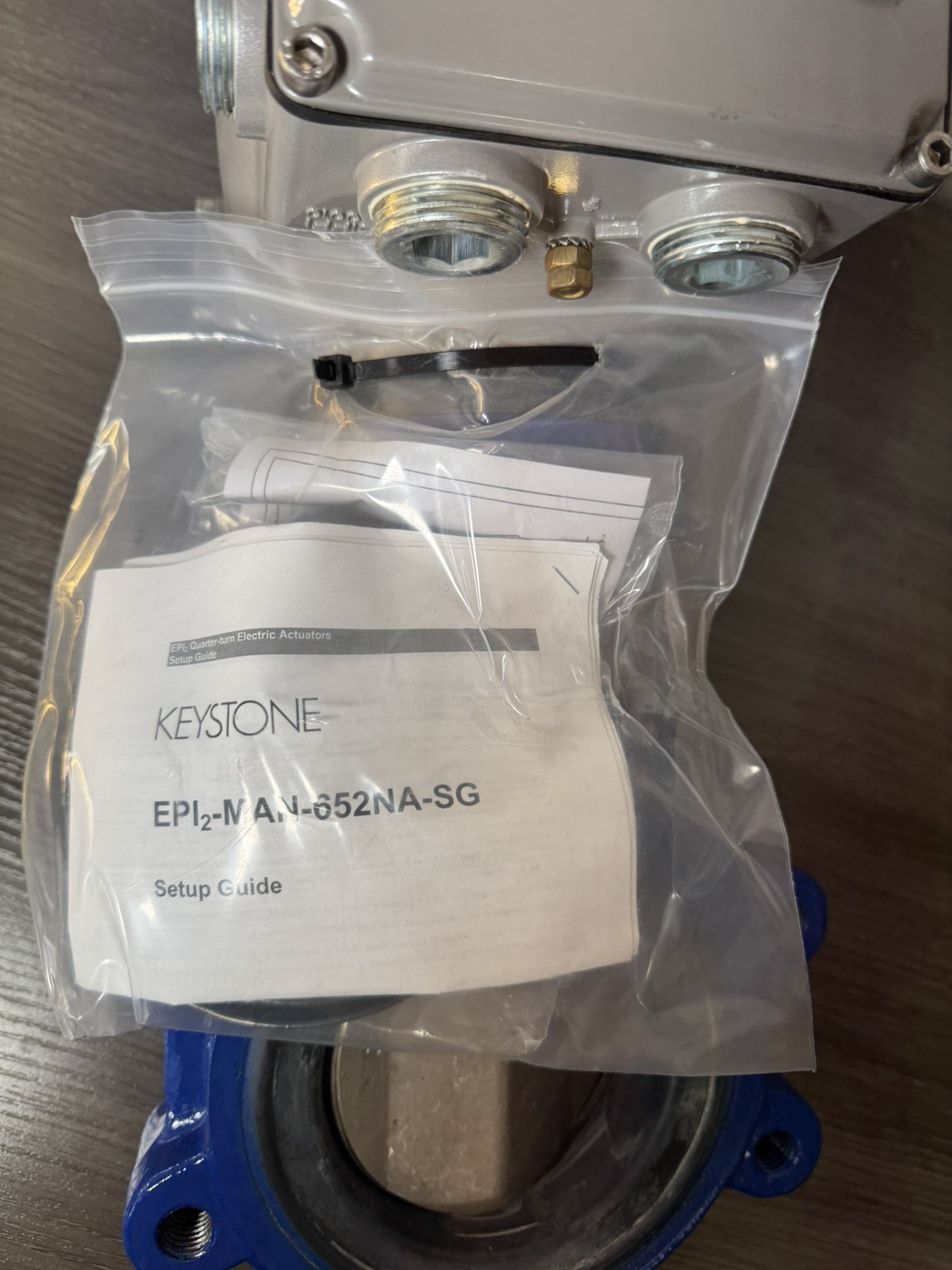 Keystone EPI2 E6 Actuator Butterfly Valve Siemens 4″